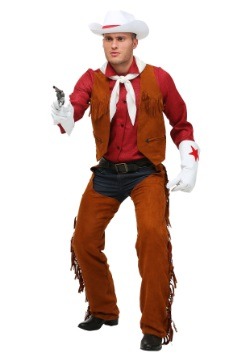 Mens Plus Size Rodeo Cowboy Costume