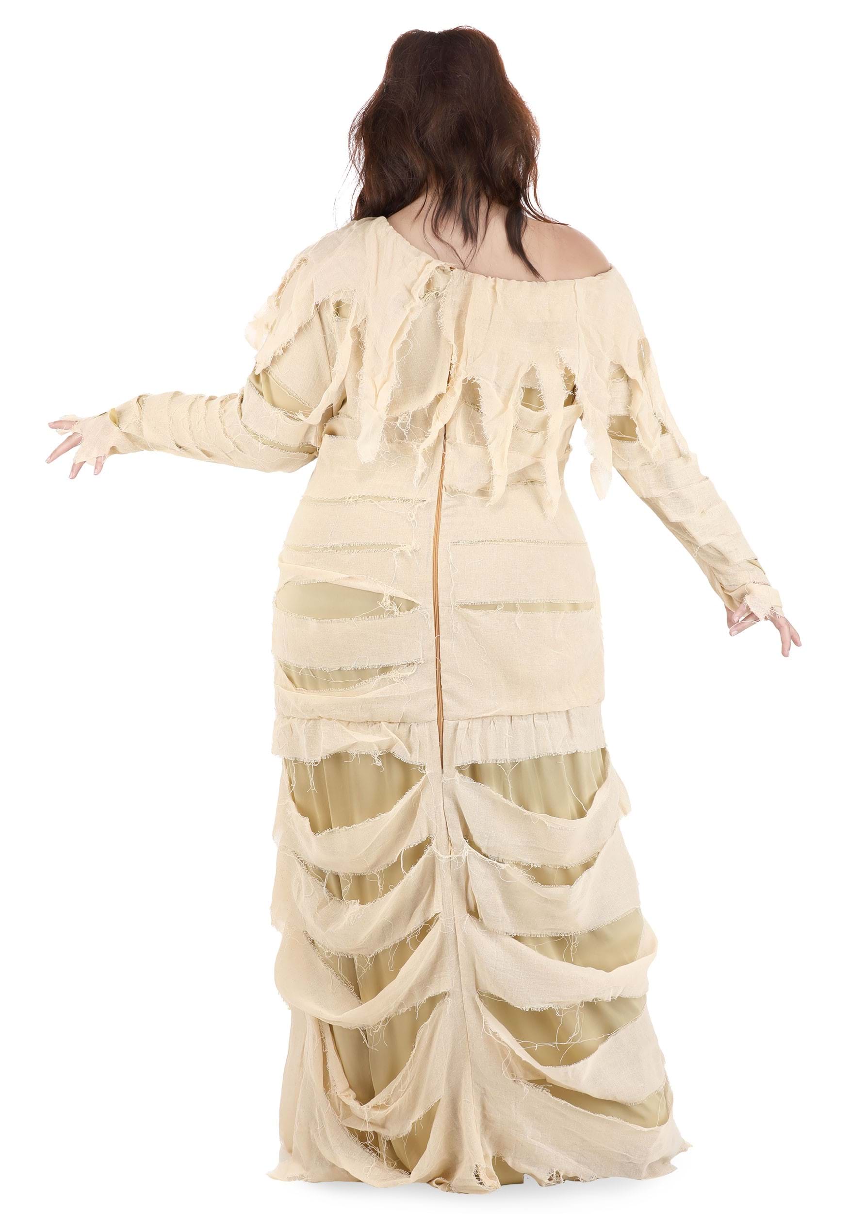 Full Length Mummy Plus Size Fancy Dress Costume For Women