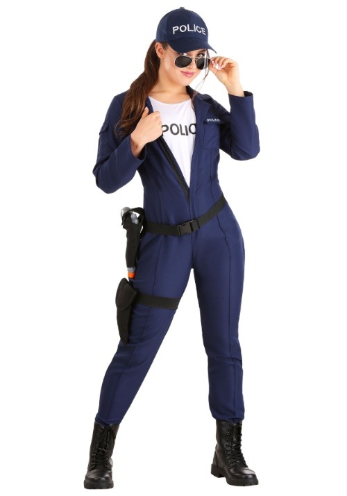 Tactical Cop Women's Jumpsuit Costume