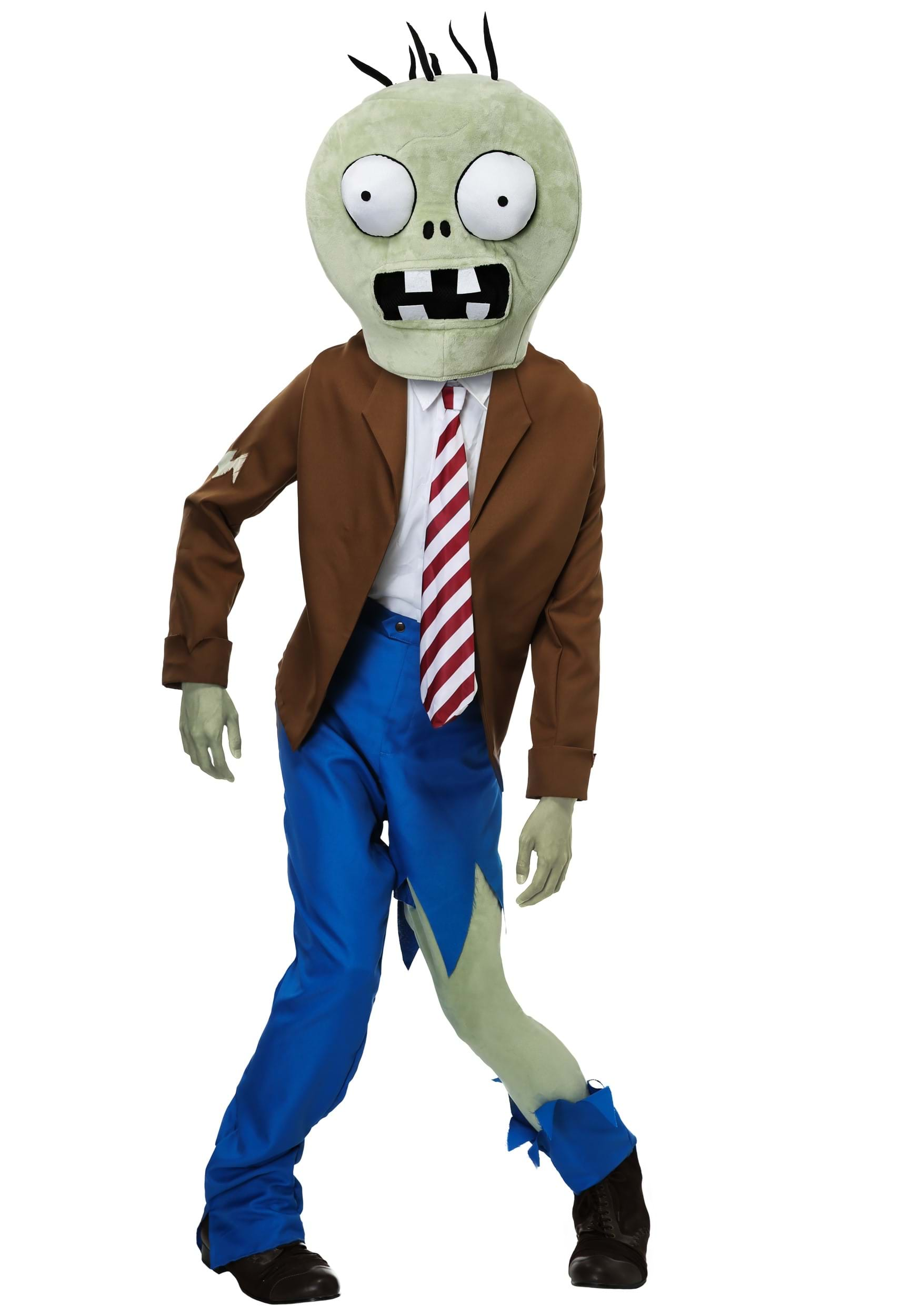 PLANTS VS ZOMBIES Zombie Adult's Fancy Dress Costume