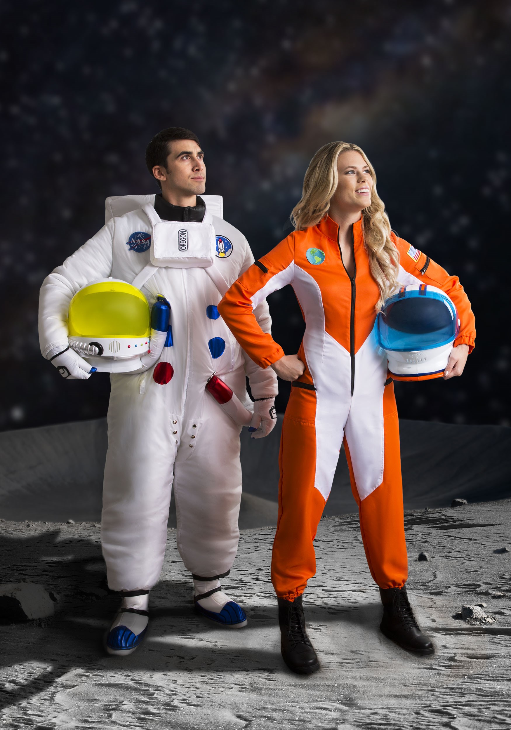 Astronaut Jumpsuit Fancy Dress Costume For Women , Women Fancy Dress Costumes