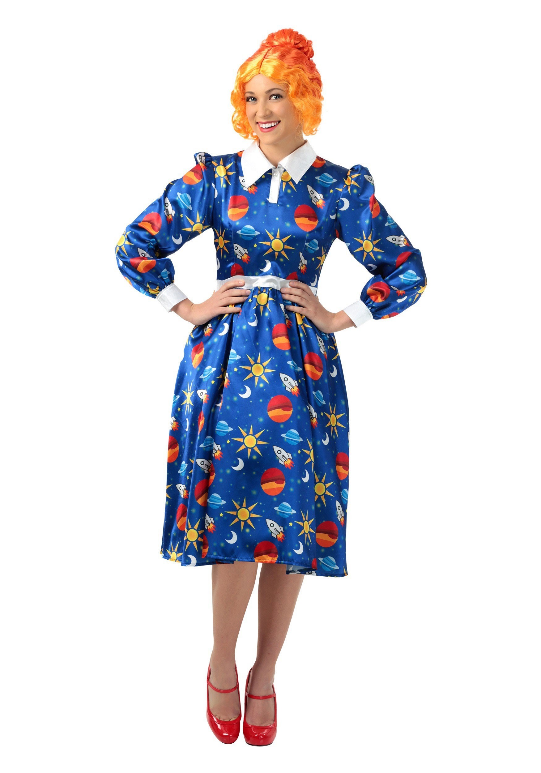 The Magic School Bus Miss Frizzle Plus Size Fancy Dress Costume for Women. 