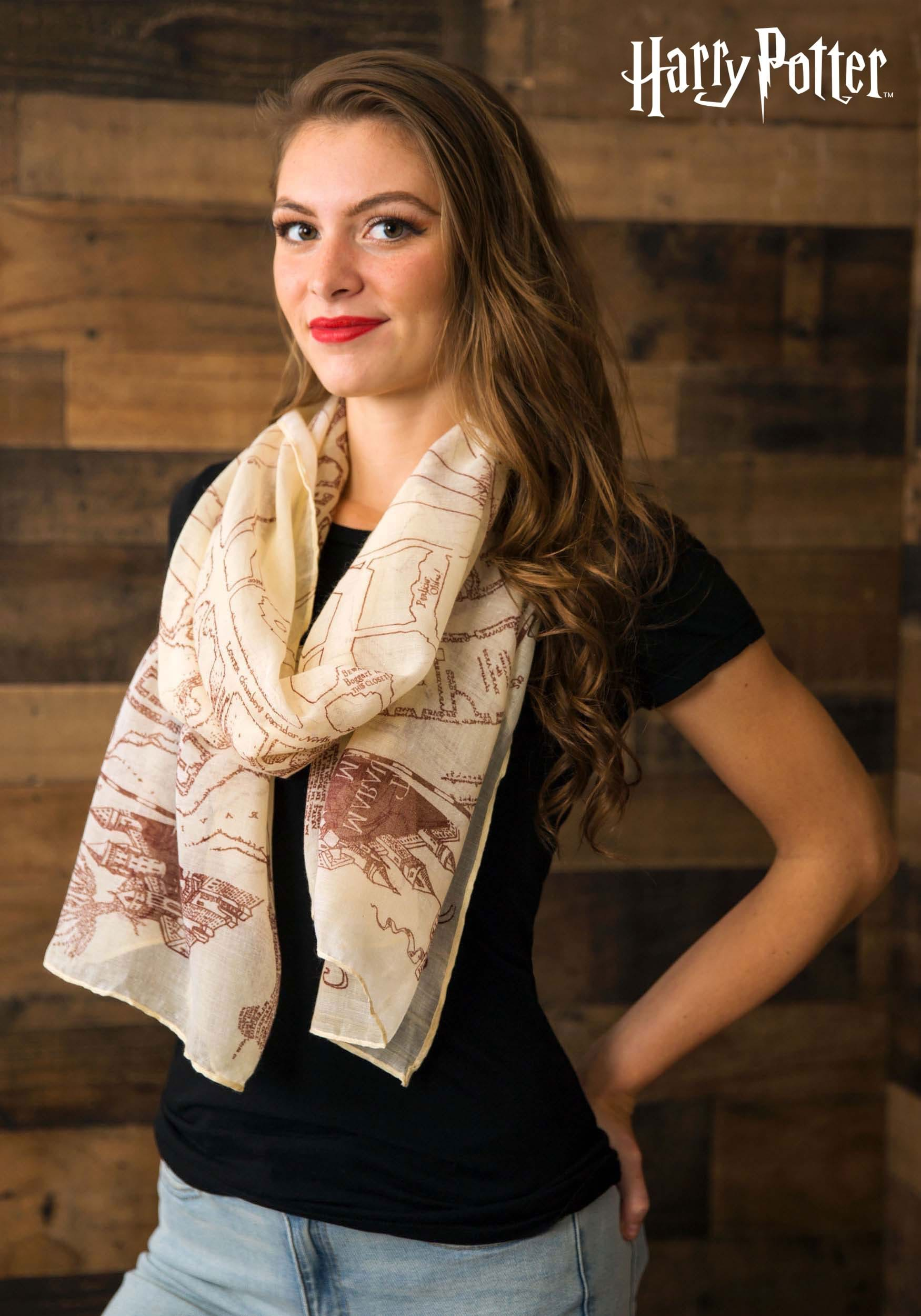 Harry Potter Marauders Map Scarf