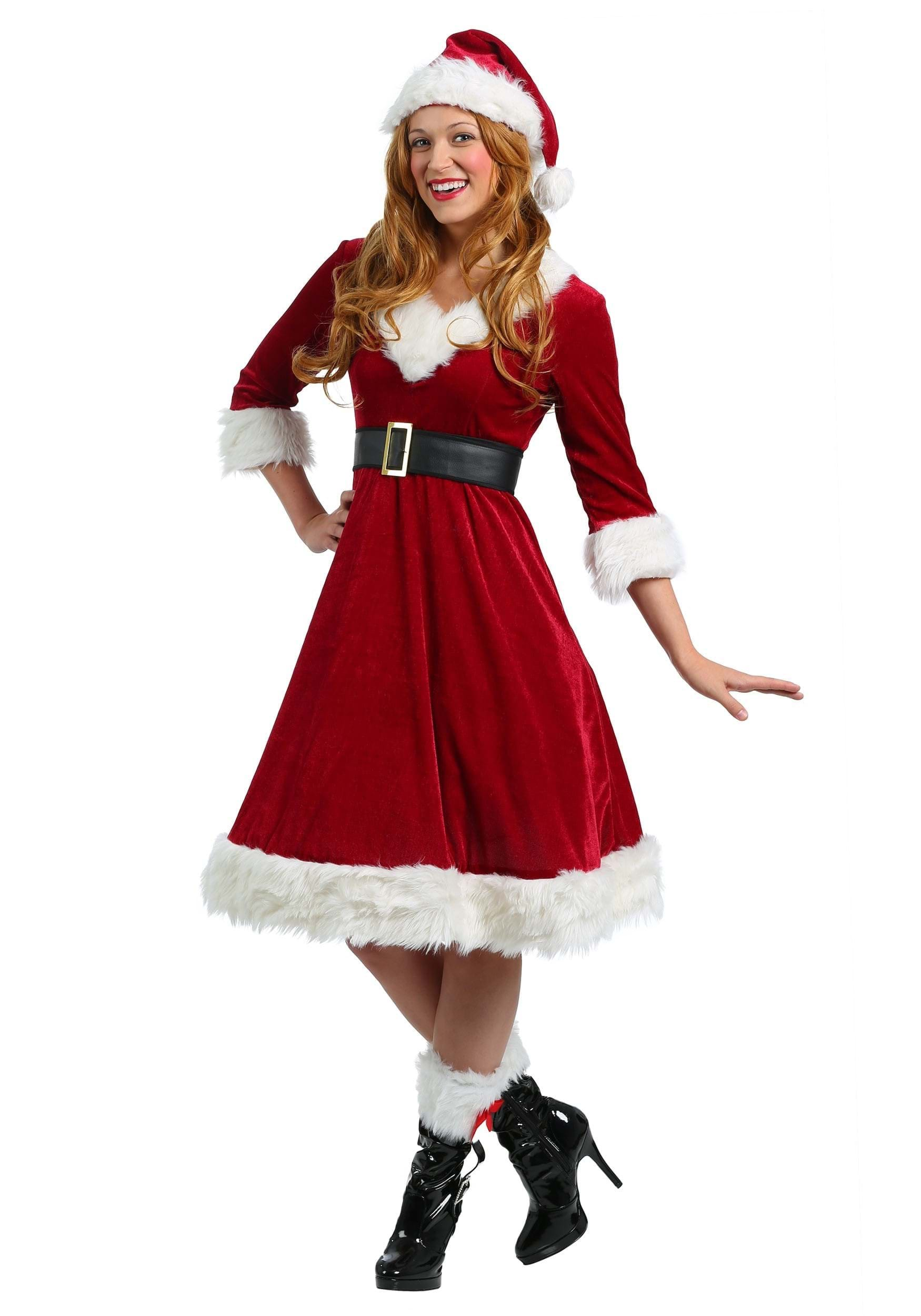 Photos - Fancy Dress SanTa FUN Costumes  Claus Sweetie Women's  Costume Red/White 