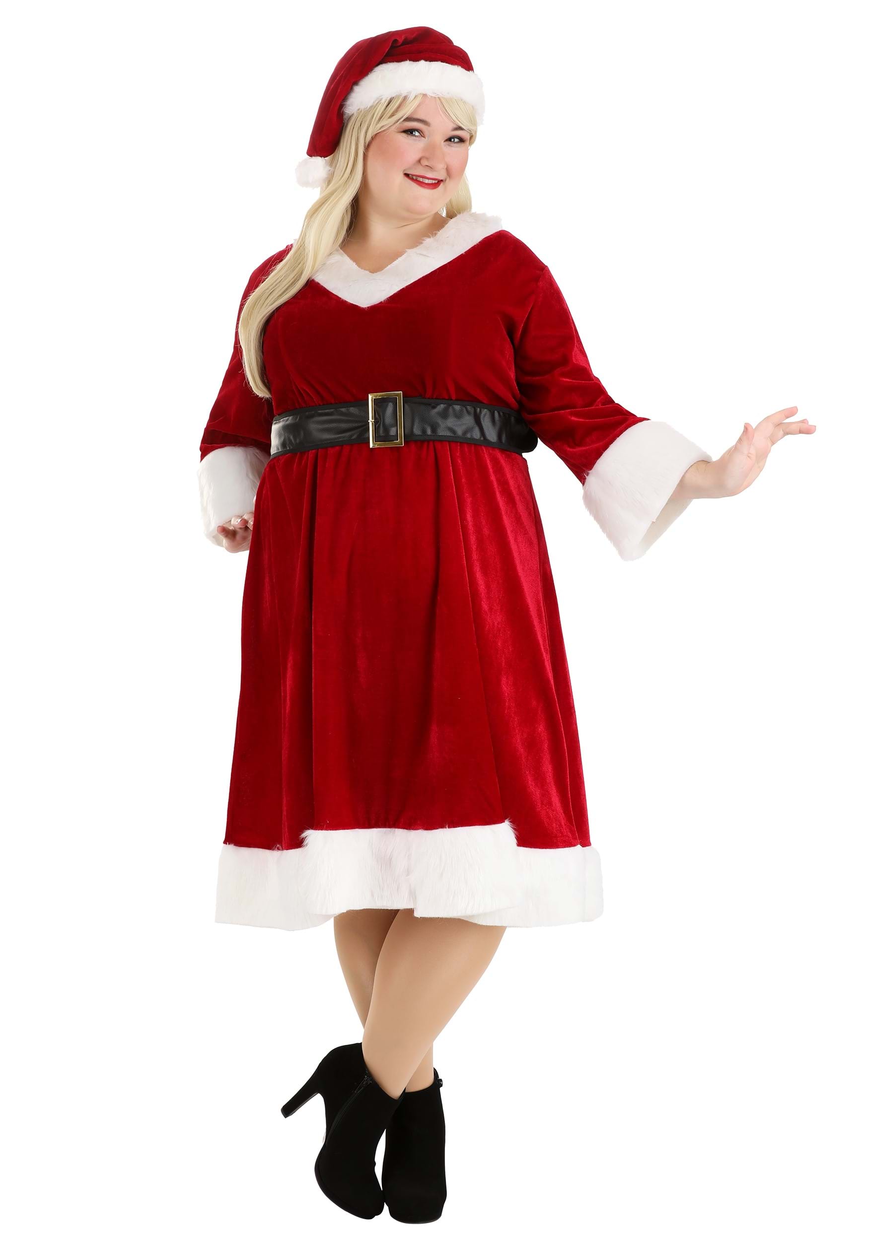 Women's Santa Claus Sweetie Plus Size Fancy Dress Costume