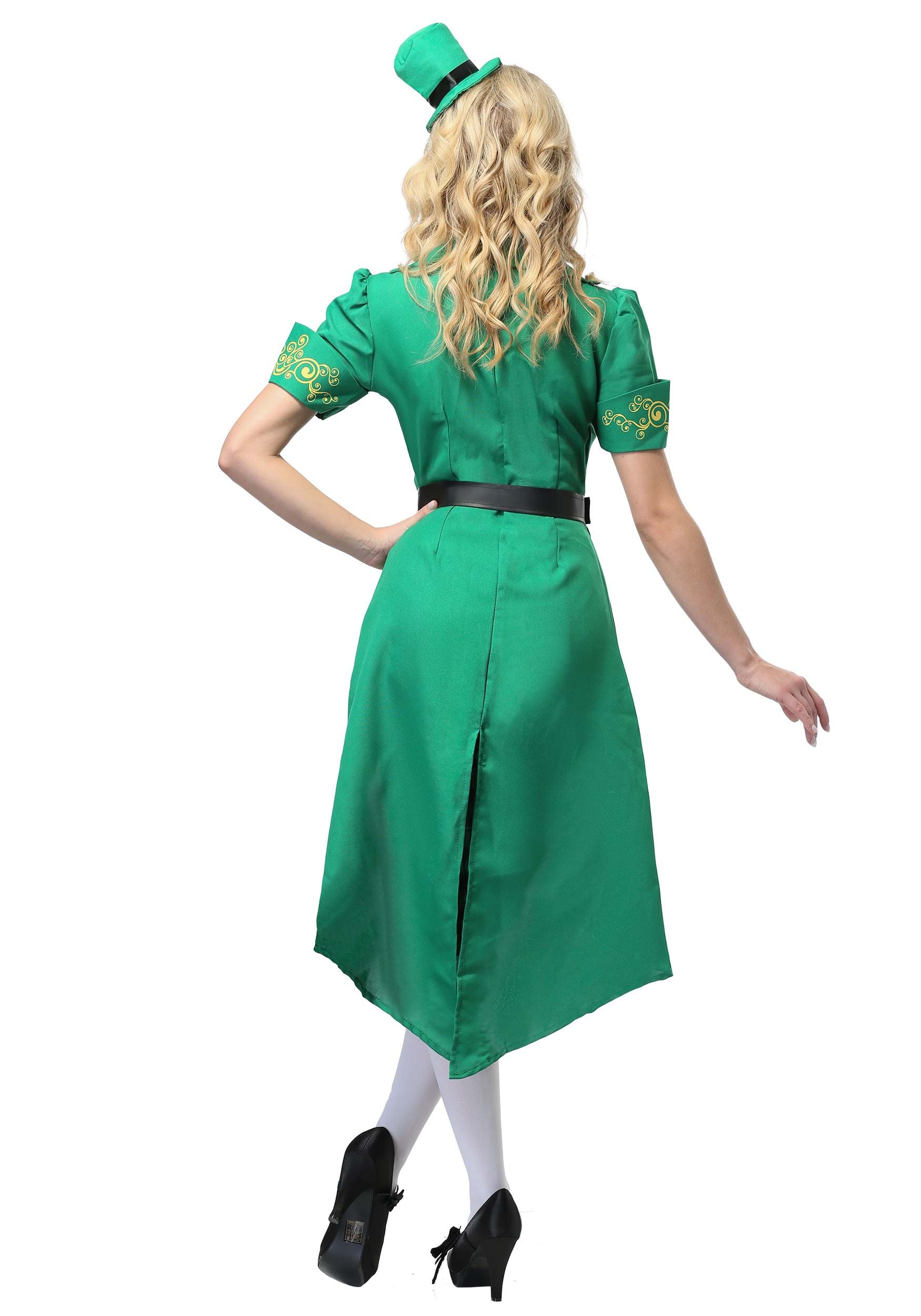 Charming Leprechaun Fancy Dress Costume For Women , St. Patrick's Day Fancy Dress Costumes