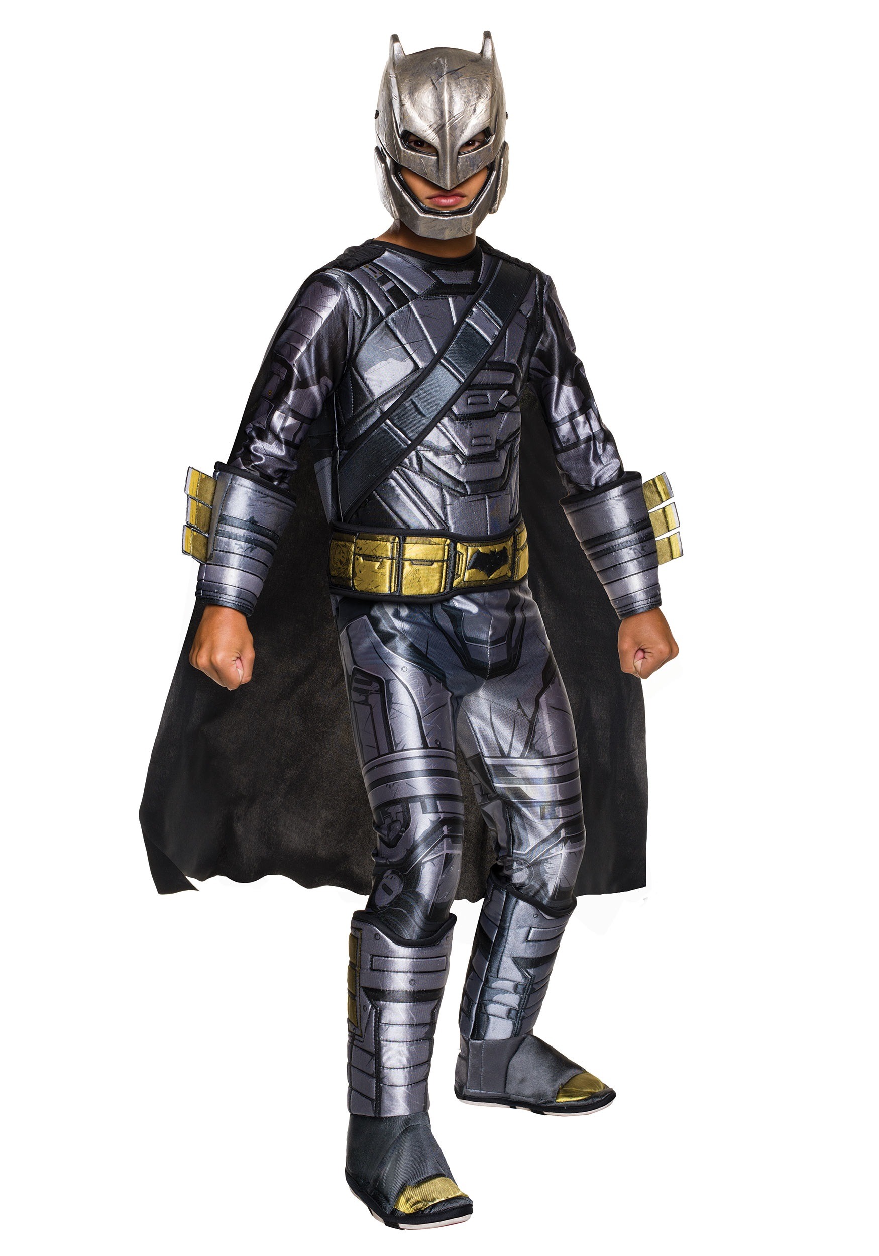 Child Deluxe Armored Batman Fancy Dress Costume from Dawn of Justice