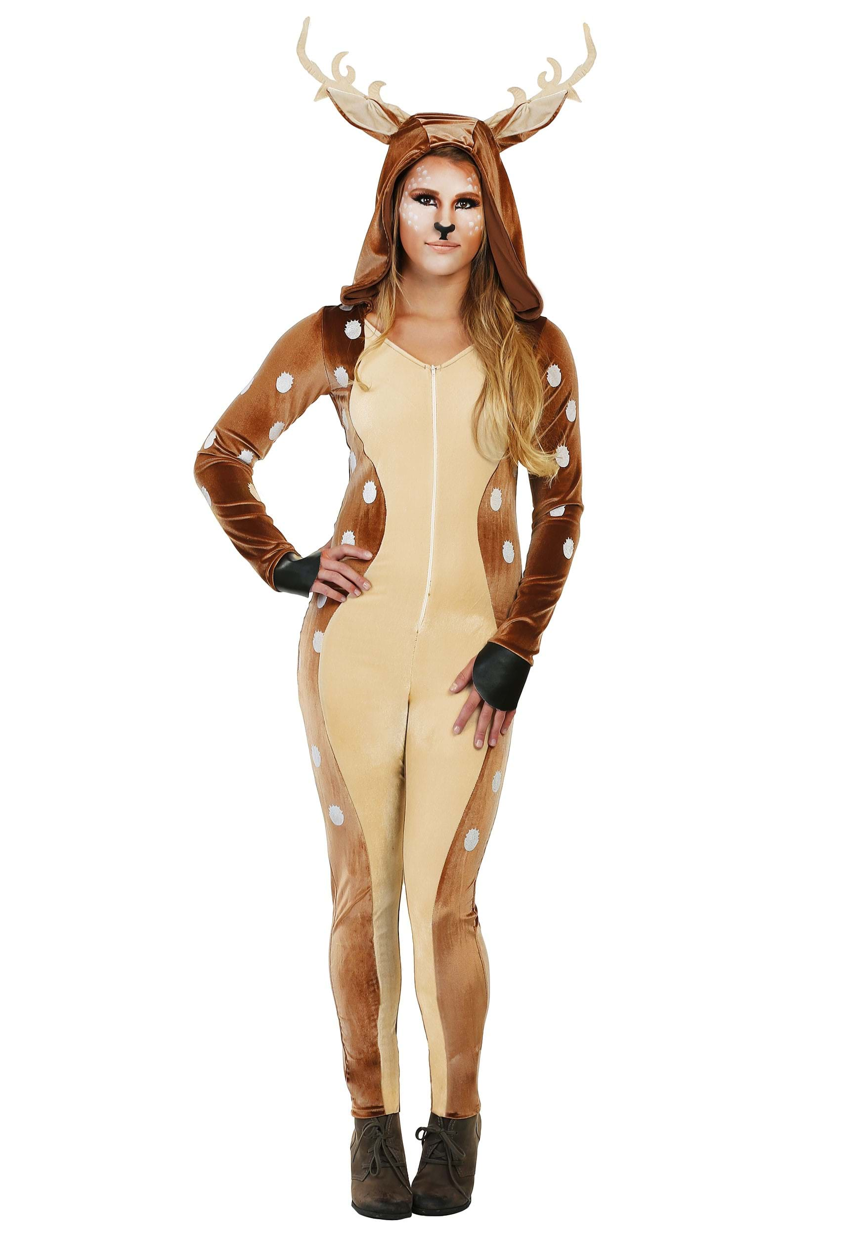 Deer Fawn Fancy Dress Costume for Women