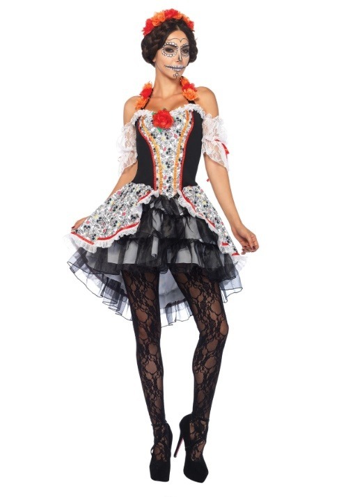 Sugar Skull Senorita Women's Costume