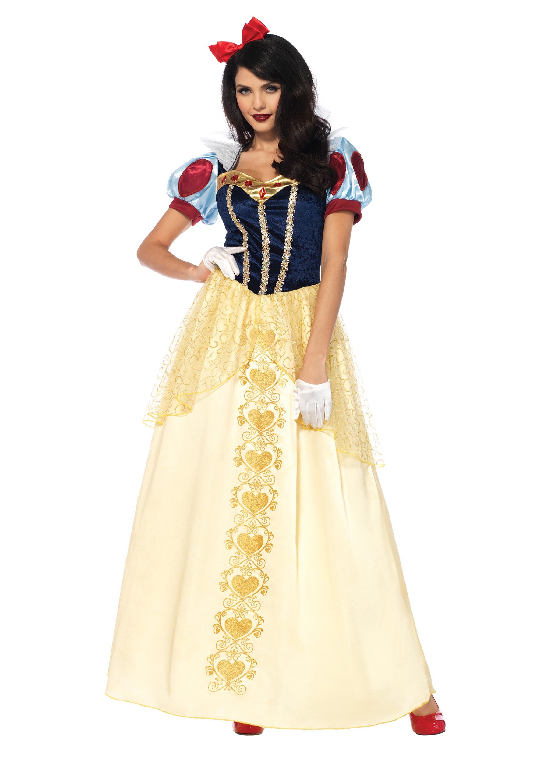 Deluxe Snow White Women's Fancy Dress Costume