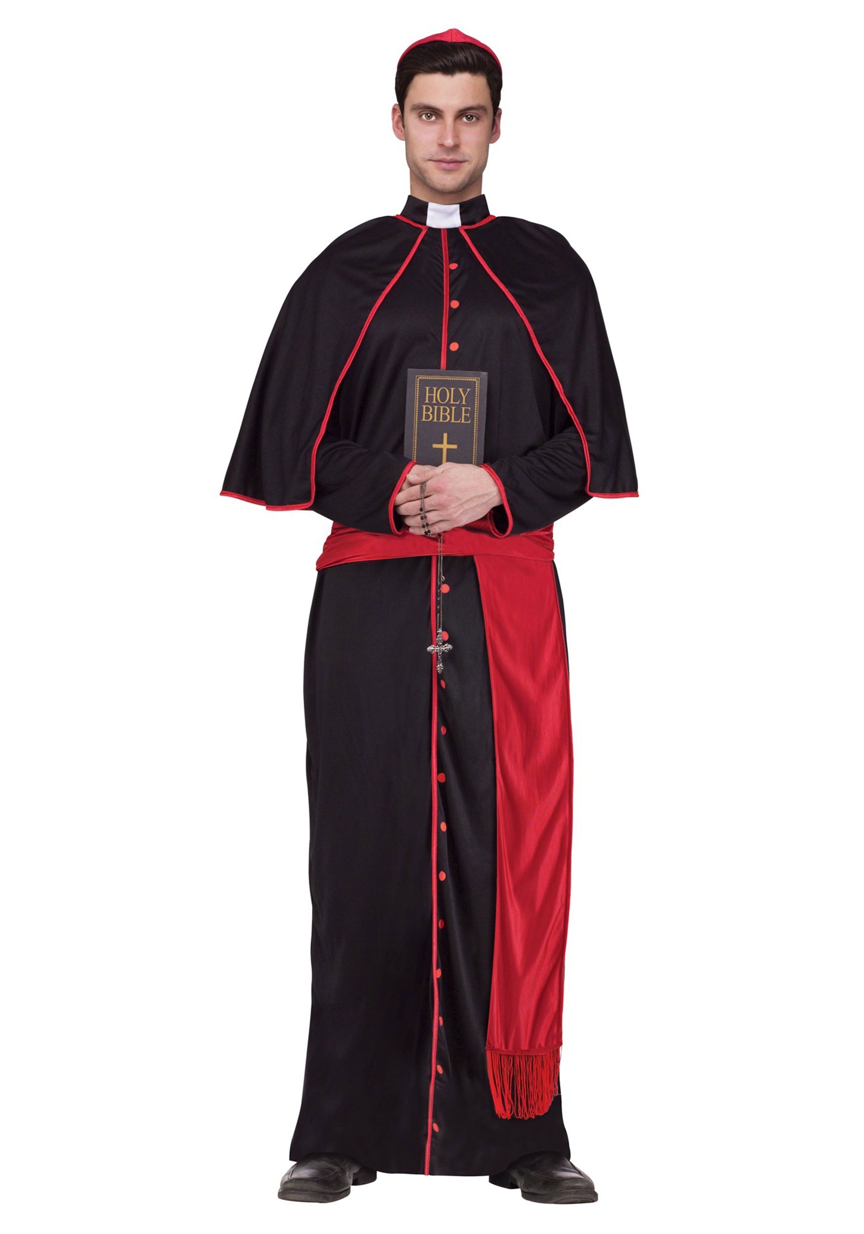 Cardinal Men's Fancy Dress Costume , Adult Religious Halloween Fancy Dress Costumes