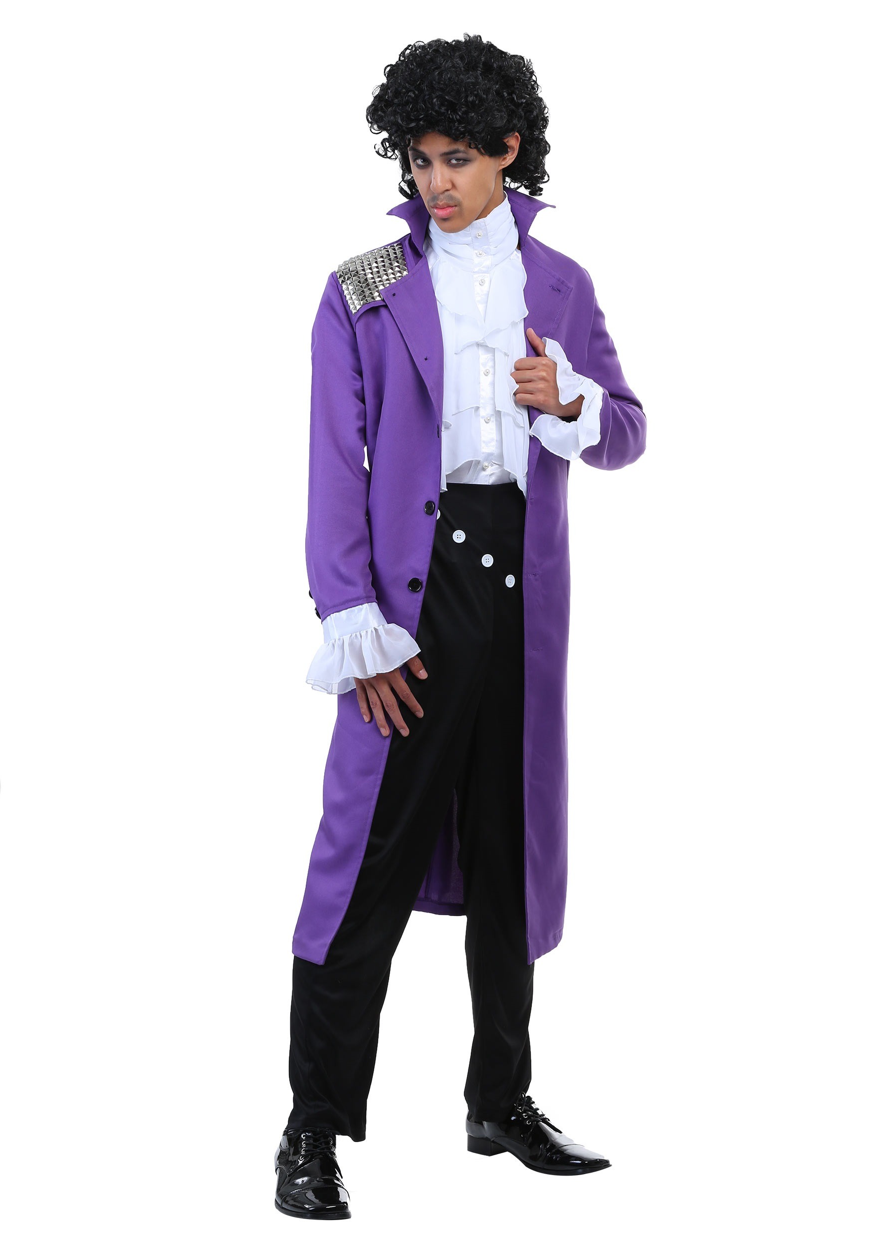 Purple Rock Legend Fancy Dress Costume for Men