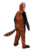 Adult Red Panda Costume back