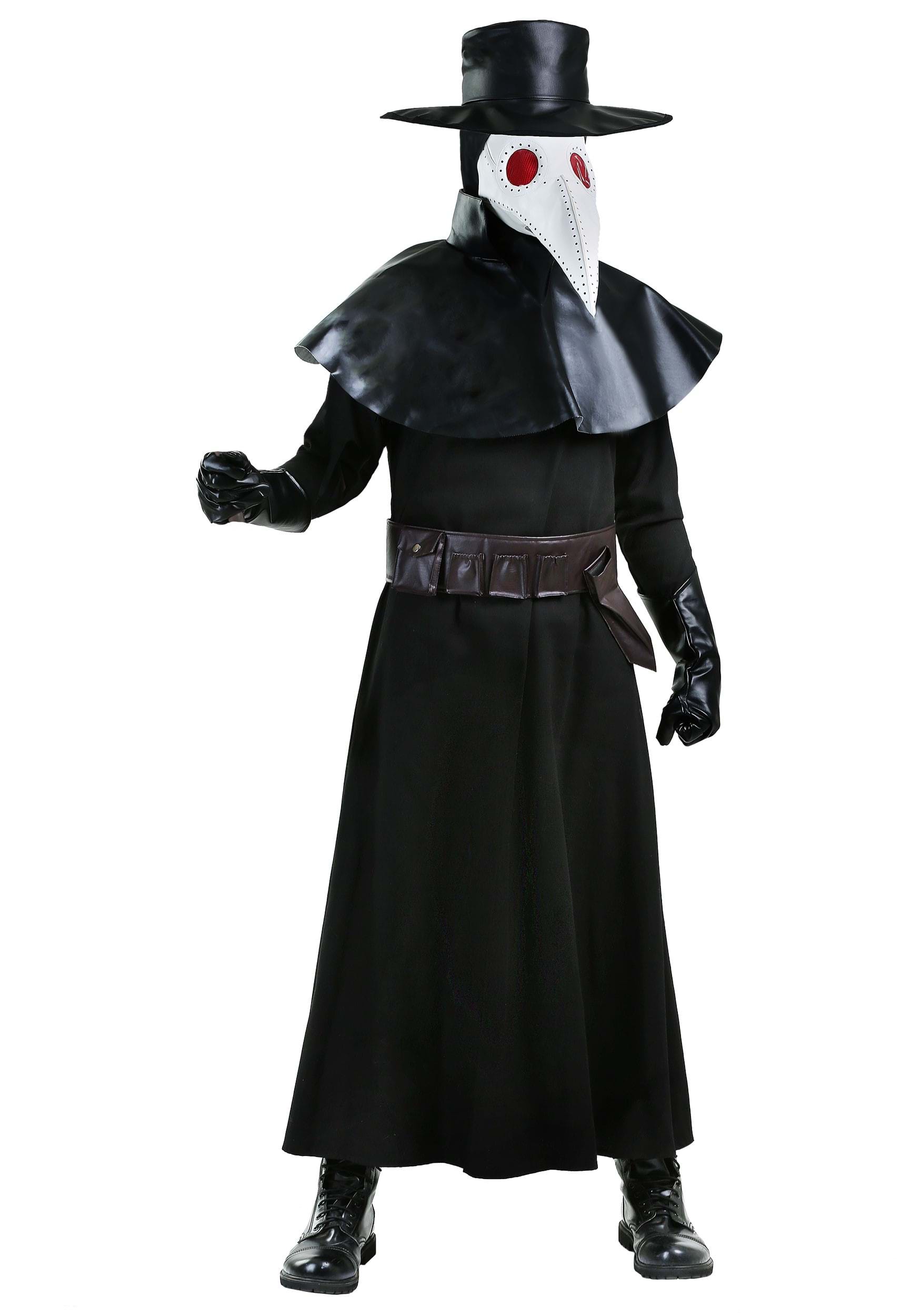 Plague Doctor Fancy Dress Costume For Adults , Historical Fancy Dress Costumes