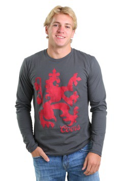 Mens Miller Coors Lion Logo Long Sleeve