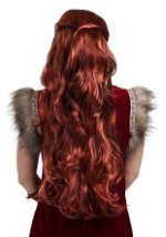 Womens Red Viking Wig