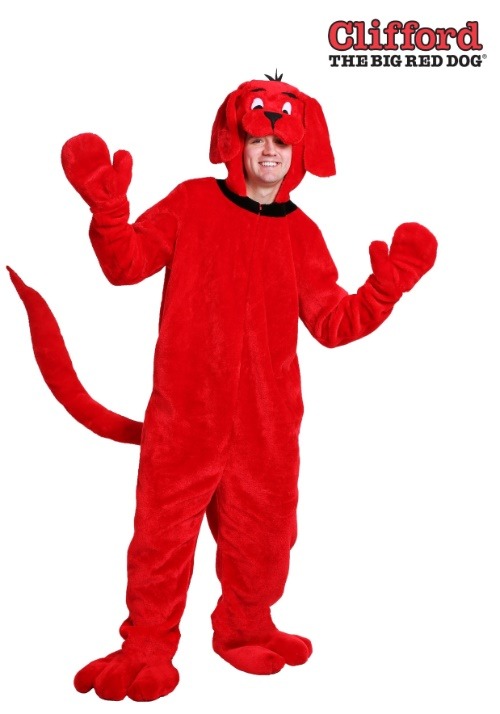 Adult Clifford the Big Red Dog Costume