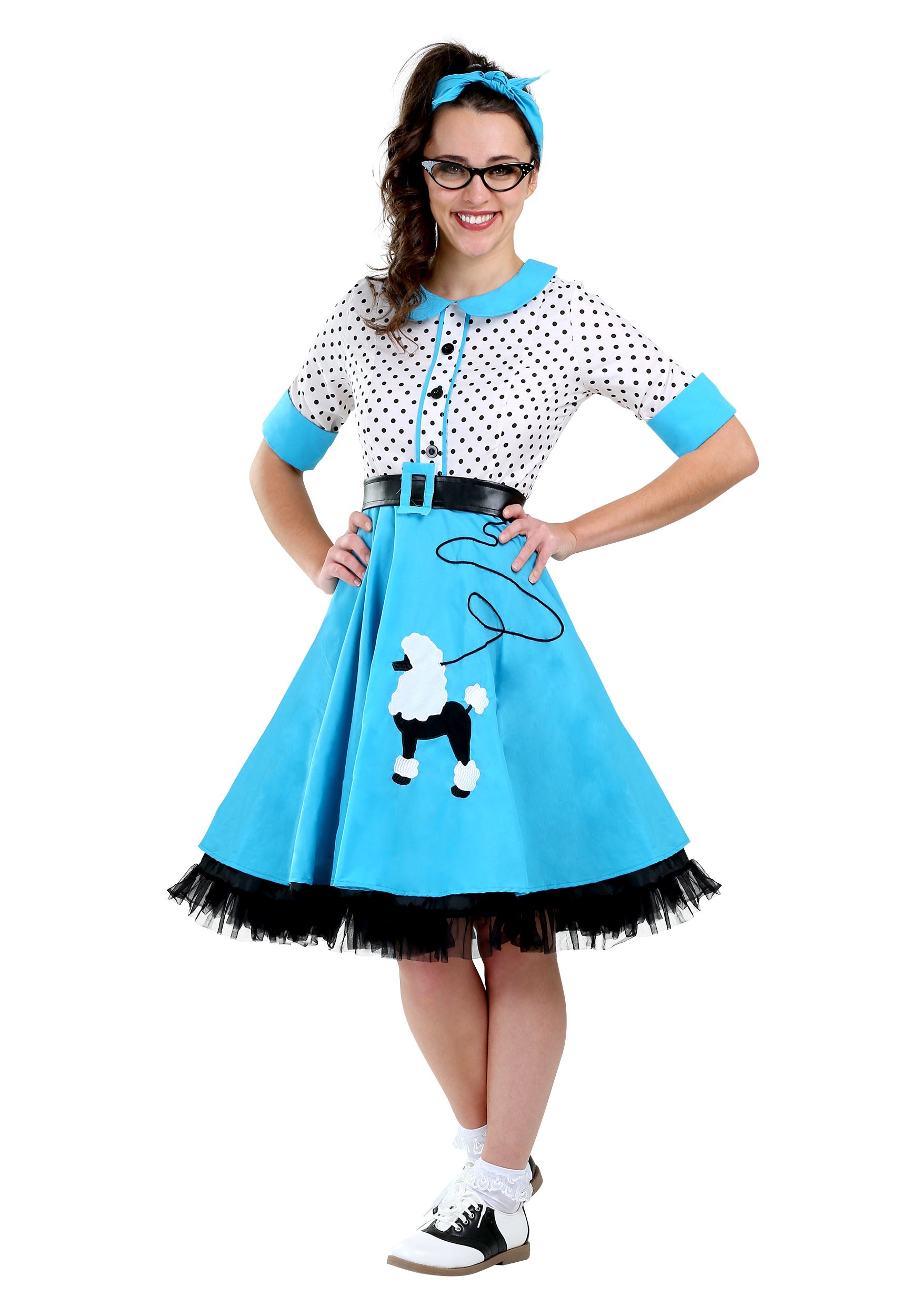 Sock Hop Cutie Fancy Dress Costume For Adults