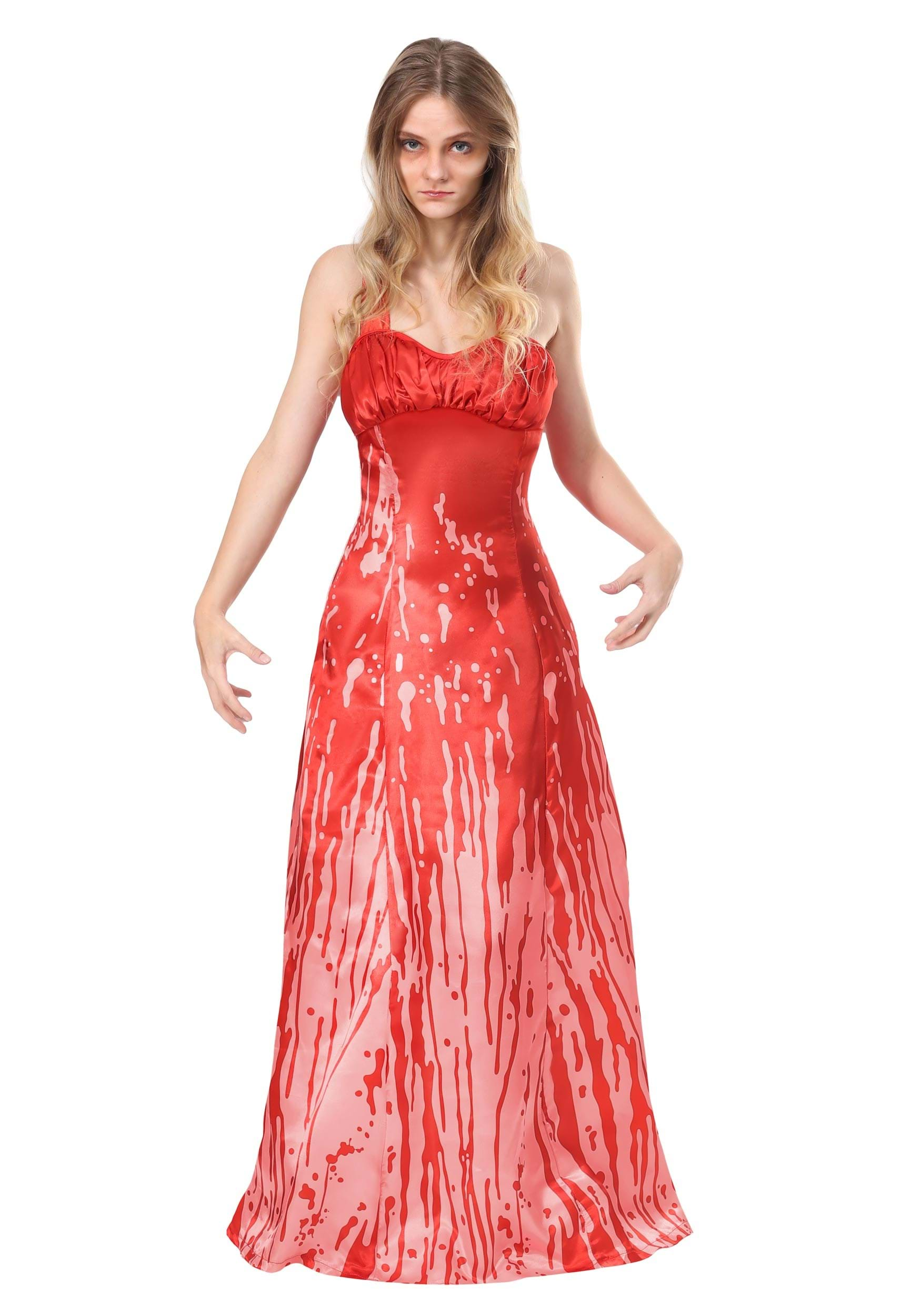 Women's Adult Carrie Fancy Dress Costume