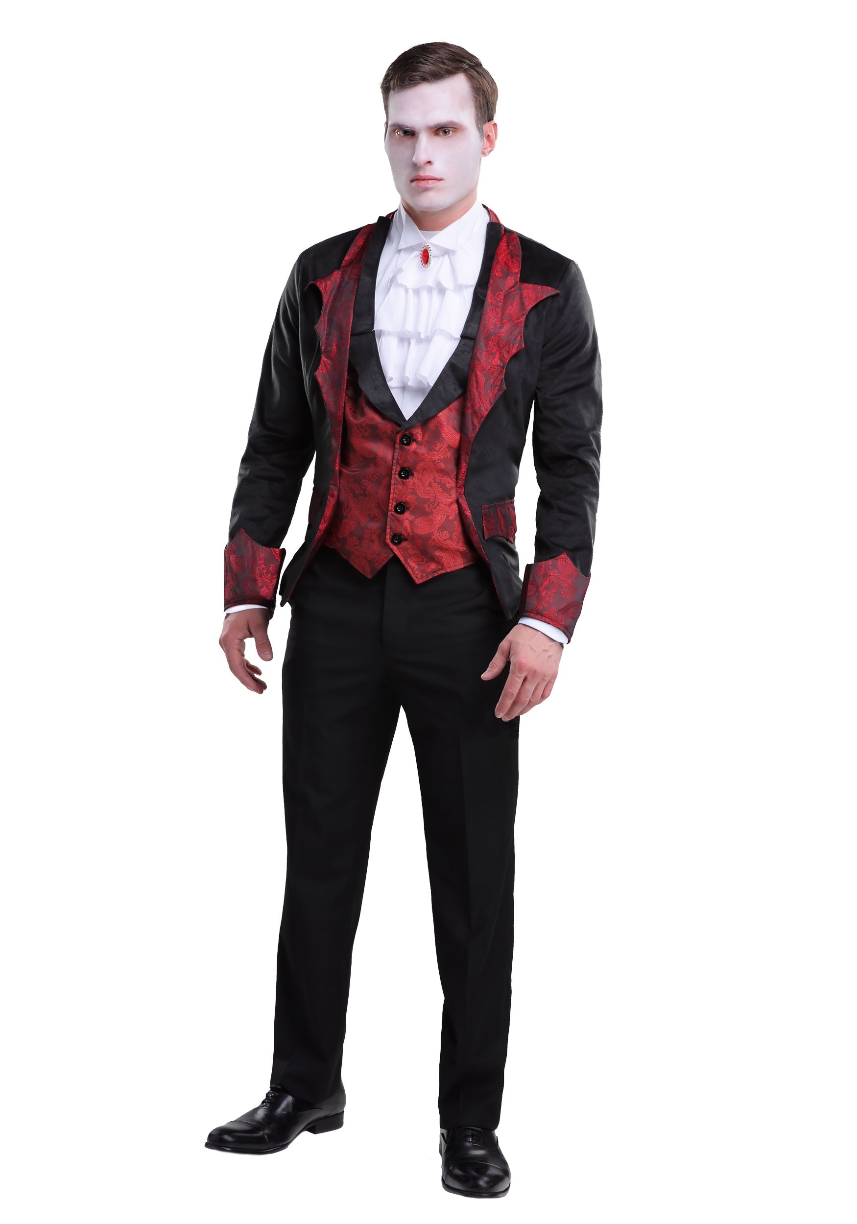 Dashing Vampire Fancy Dress Costume for Men