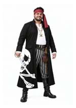 Mens Plus Size Pirate Flag Captain Costume New Main