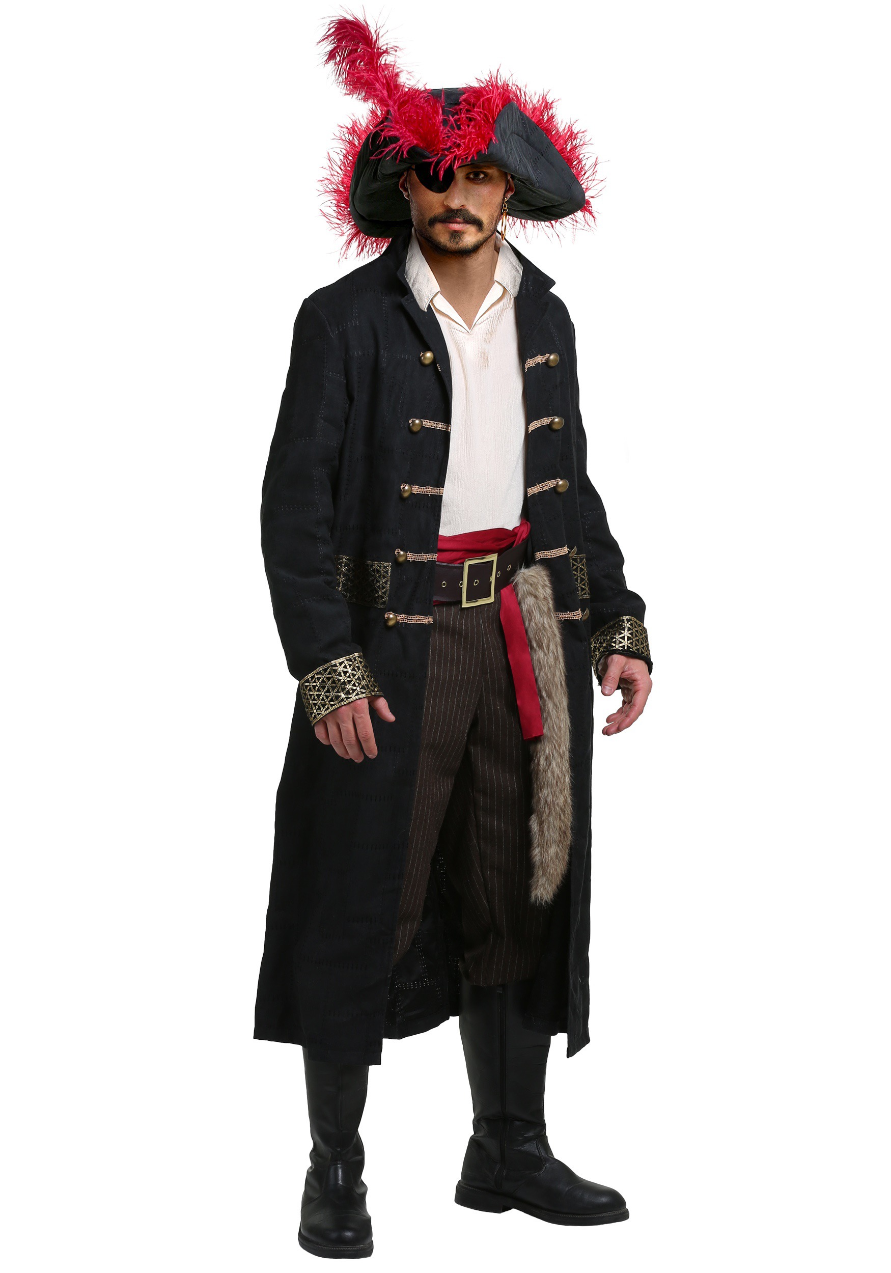 Men's Shipwreck Captain Fancy Dress Costume for Adults