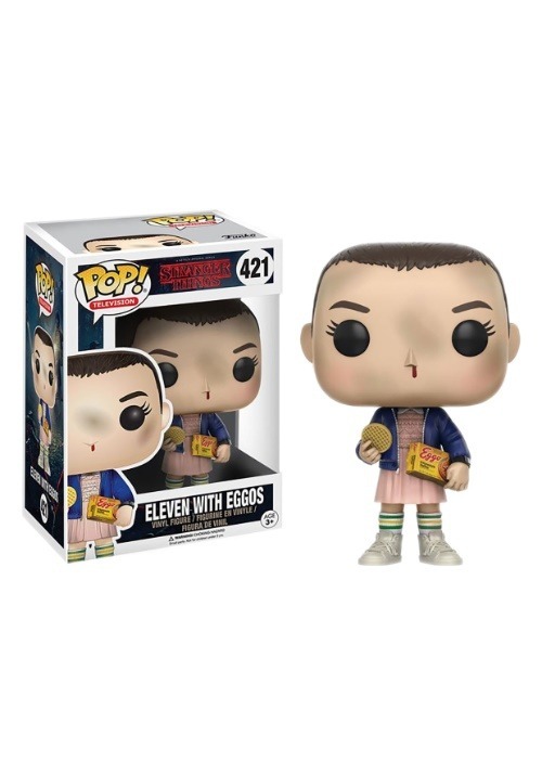 Pop Stranger Things Eleven with Eggos Vinyl FIgure