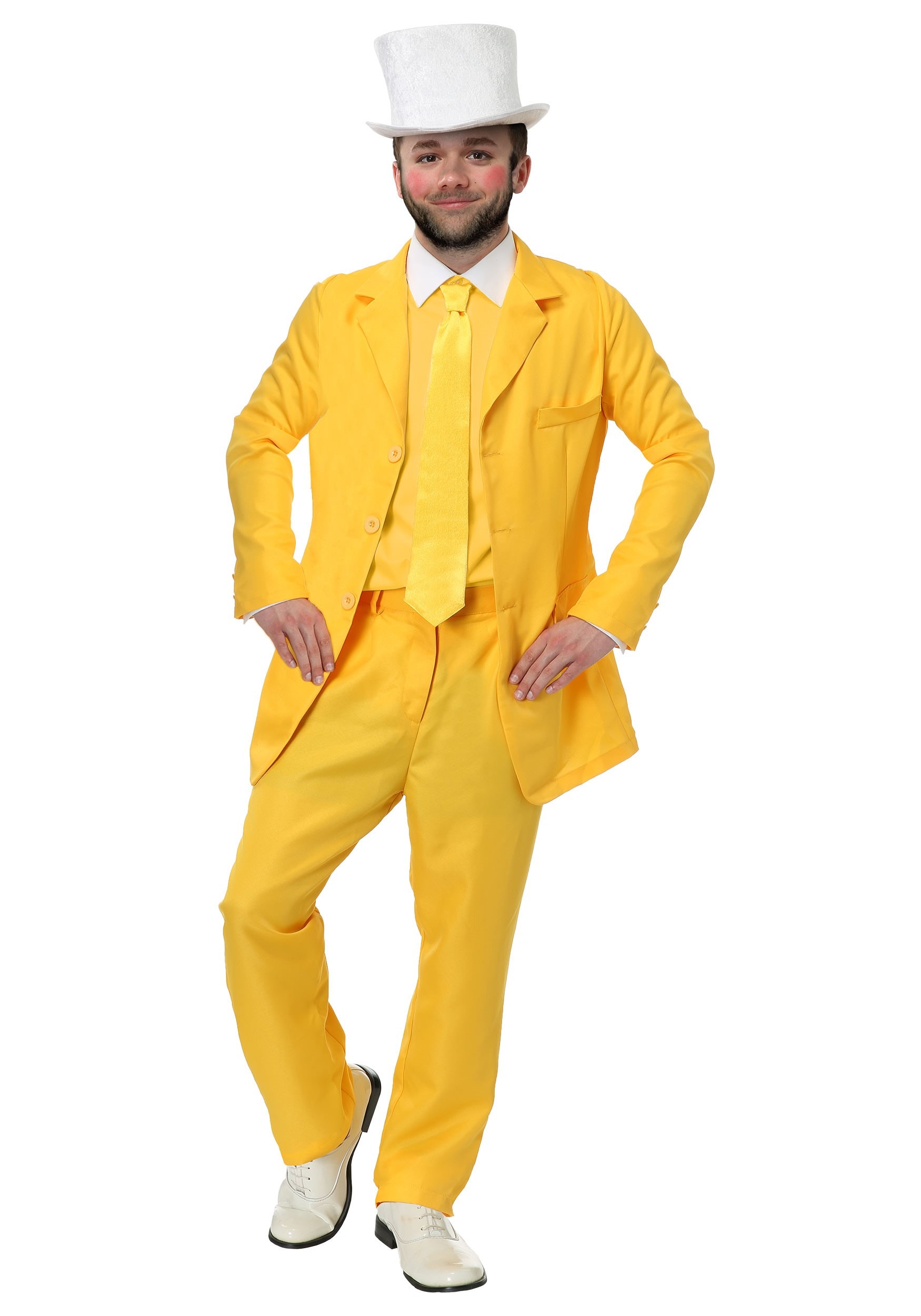 Always Sunny Dayman Yellow Suit Fancy Dress Costume for Men