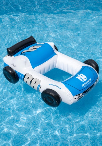 race car pool float