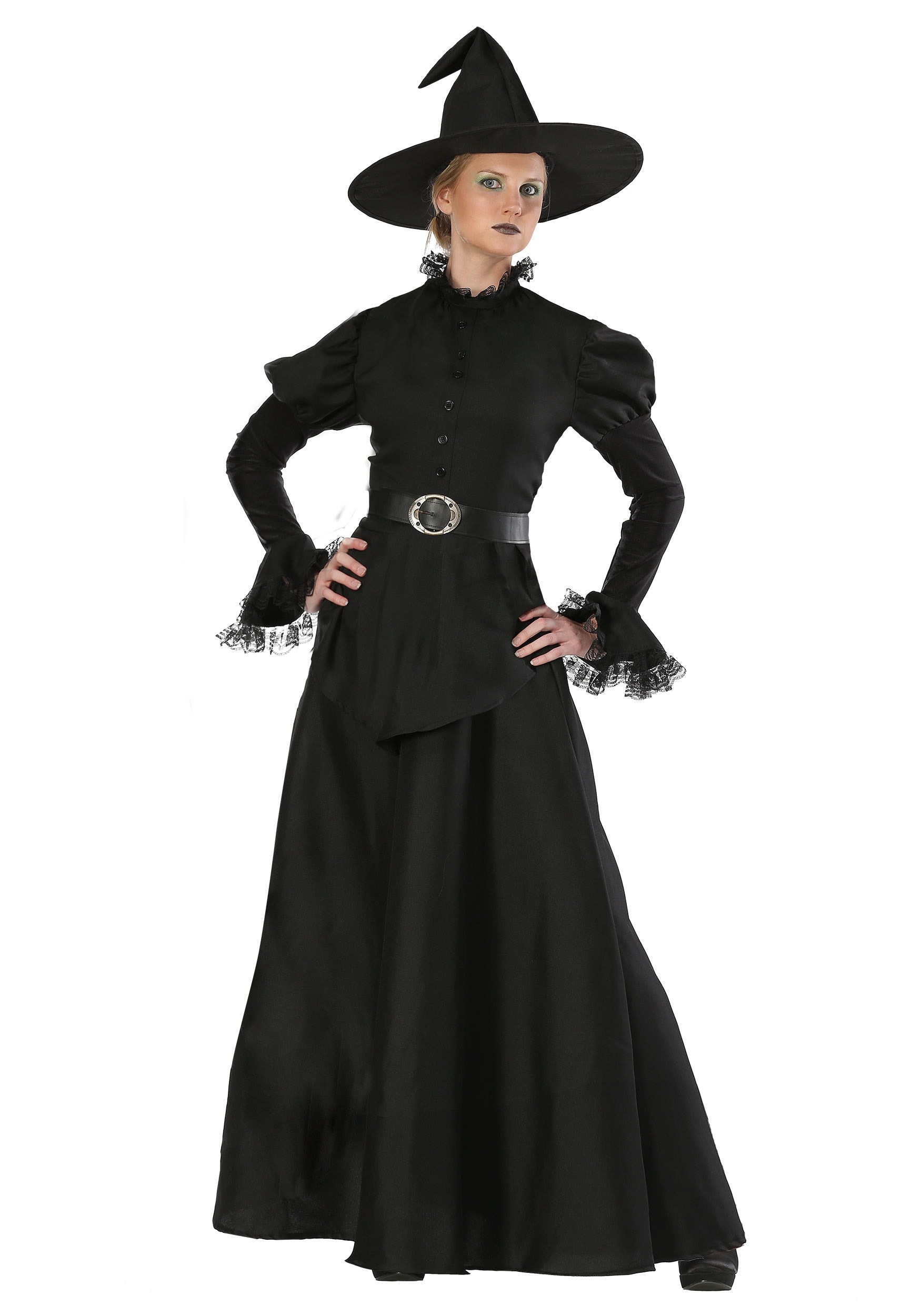 Plus Size Women's Classic Black Witch Fancy Dress Costume