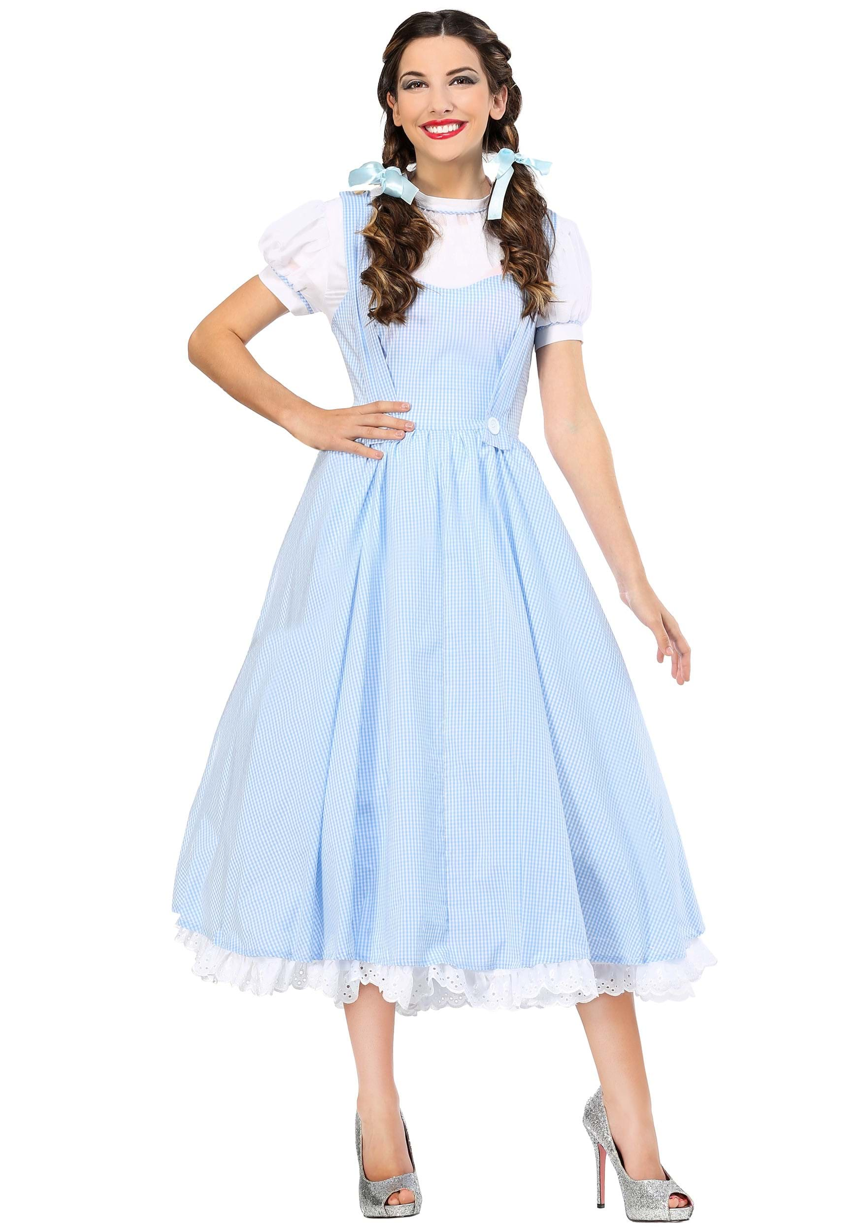 Kansas Girl Deluxe Fancy Dress Costume for Women | Wizard of OZ | Exclusive