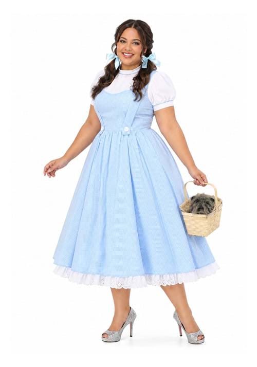 Plus Size Women's Deluxe Kansas Girl Costume upd