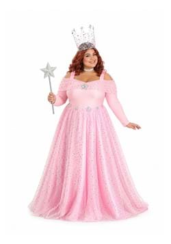 Plus Size Deluxe Pink Witch Dress Costume UPD 1