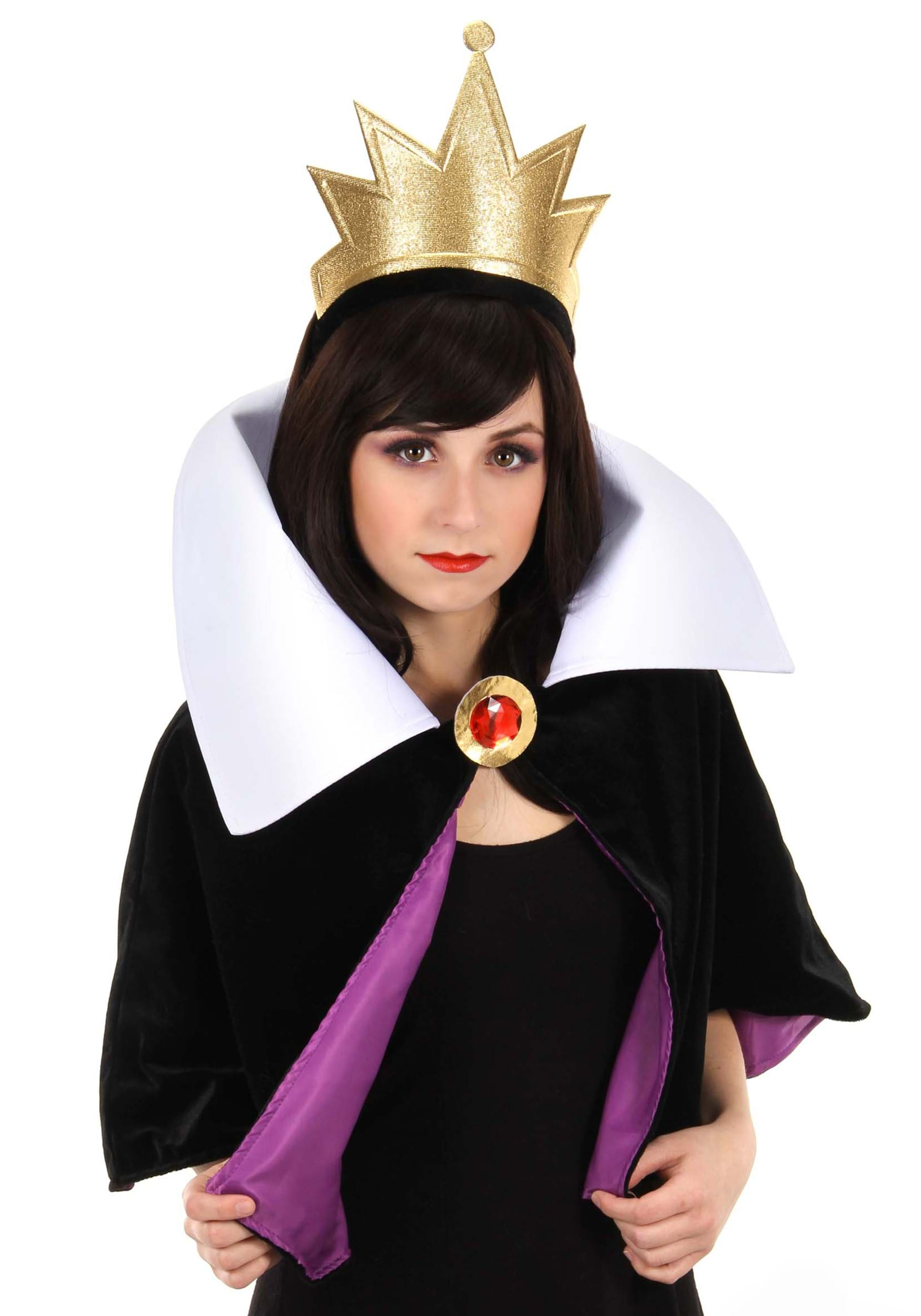 Disney Evil Queen Headband and Collar Fancy Dress Costume Set