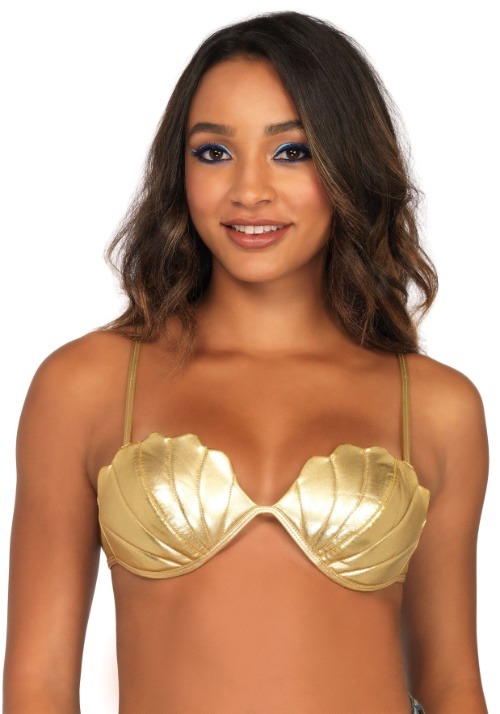 Adult Gold Mermaid Bra Top