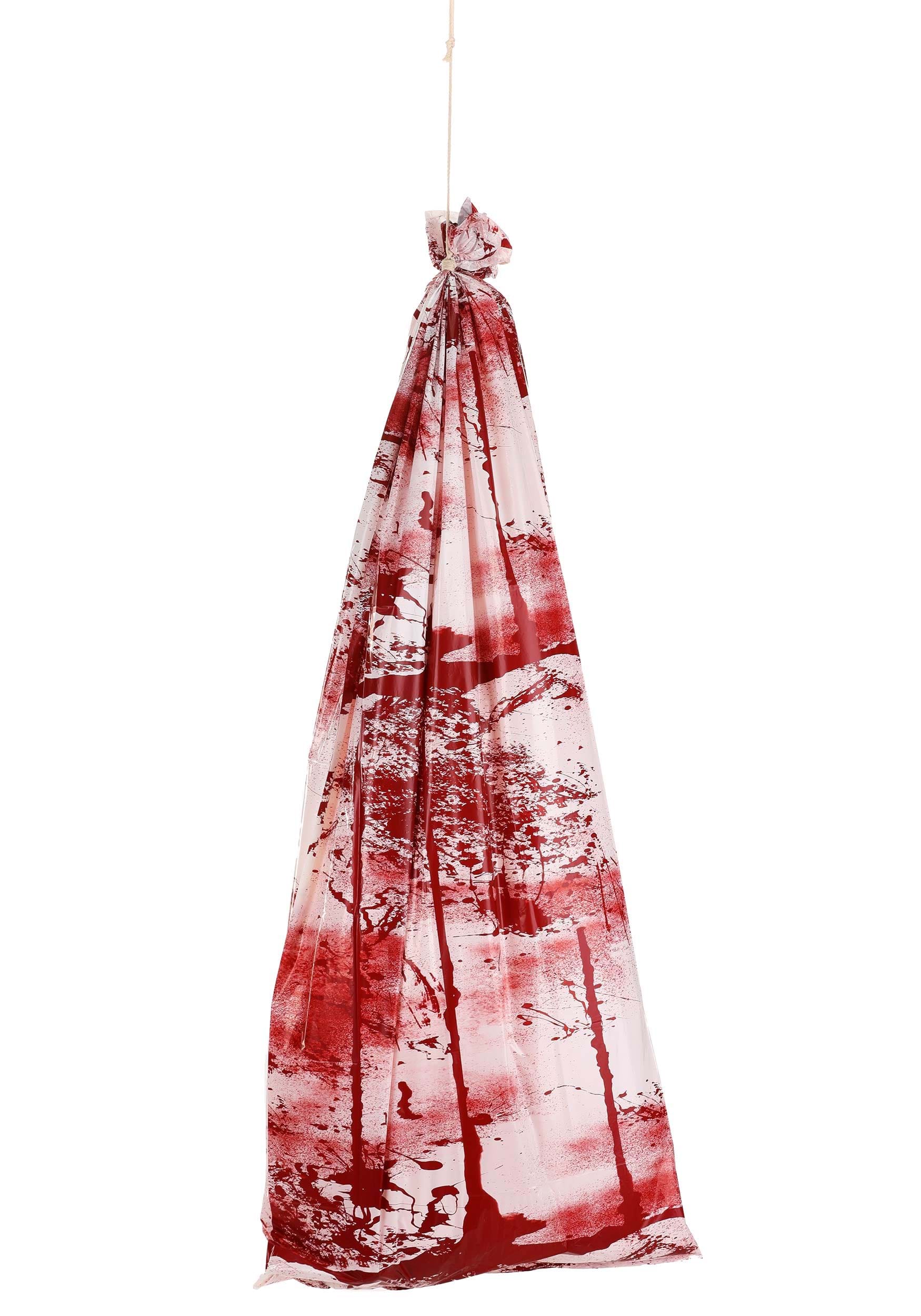 Inflatable 6FT Body in Bloody Body Bag Prop Decoration | Scary Decorations