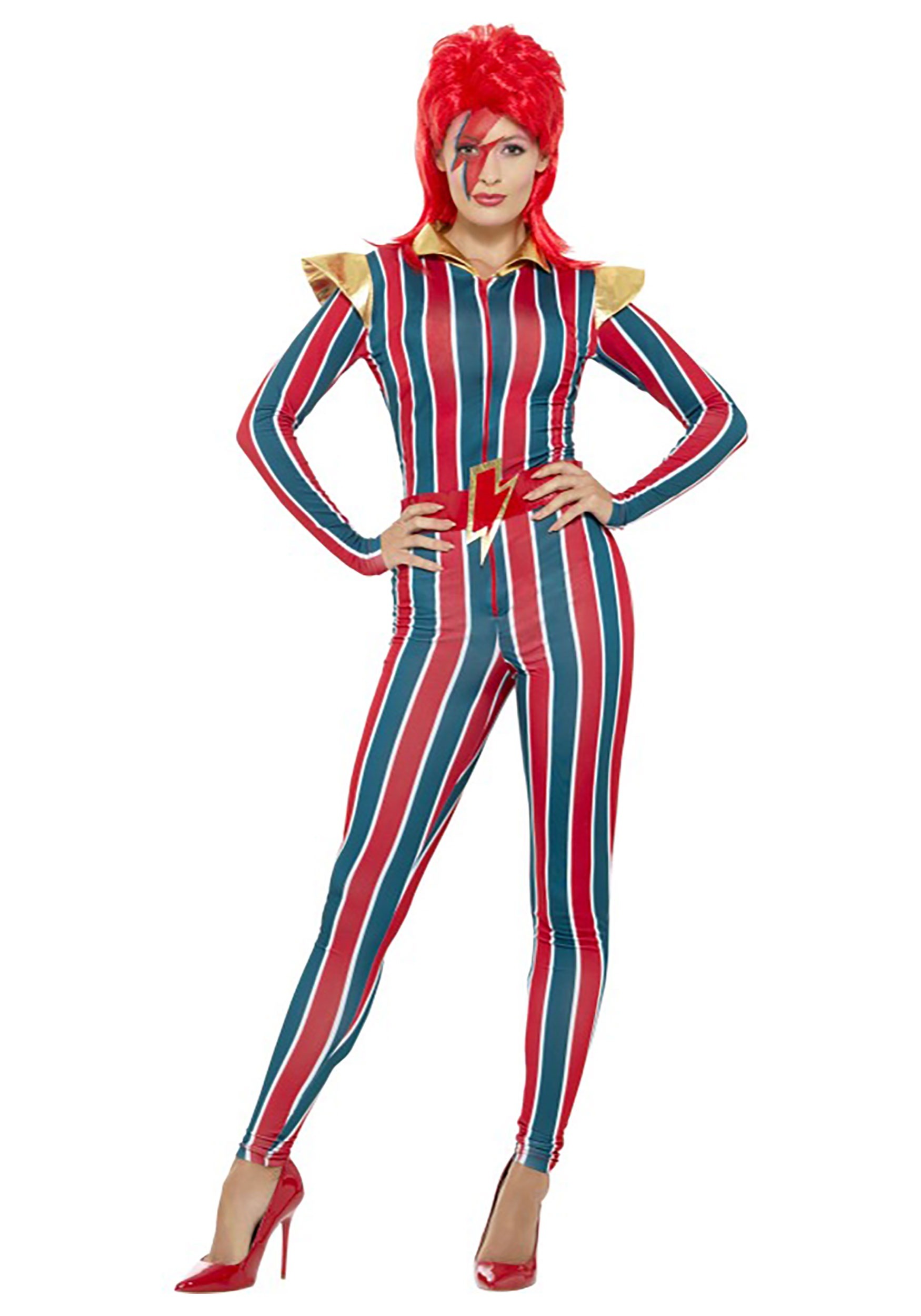 80's Space Superstar Fancy Dress Costume for Adults