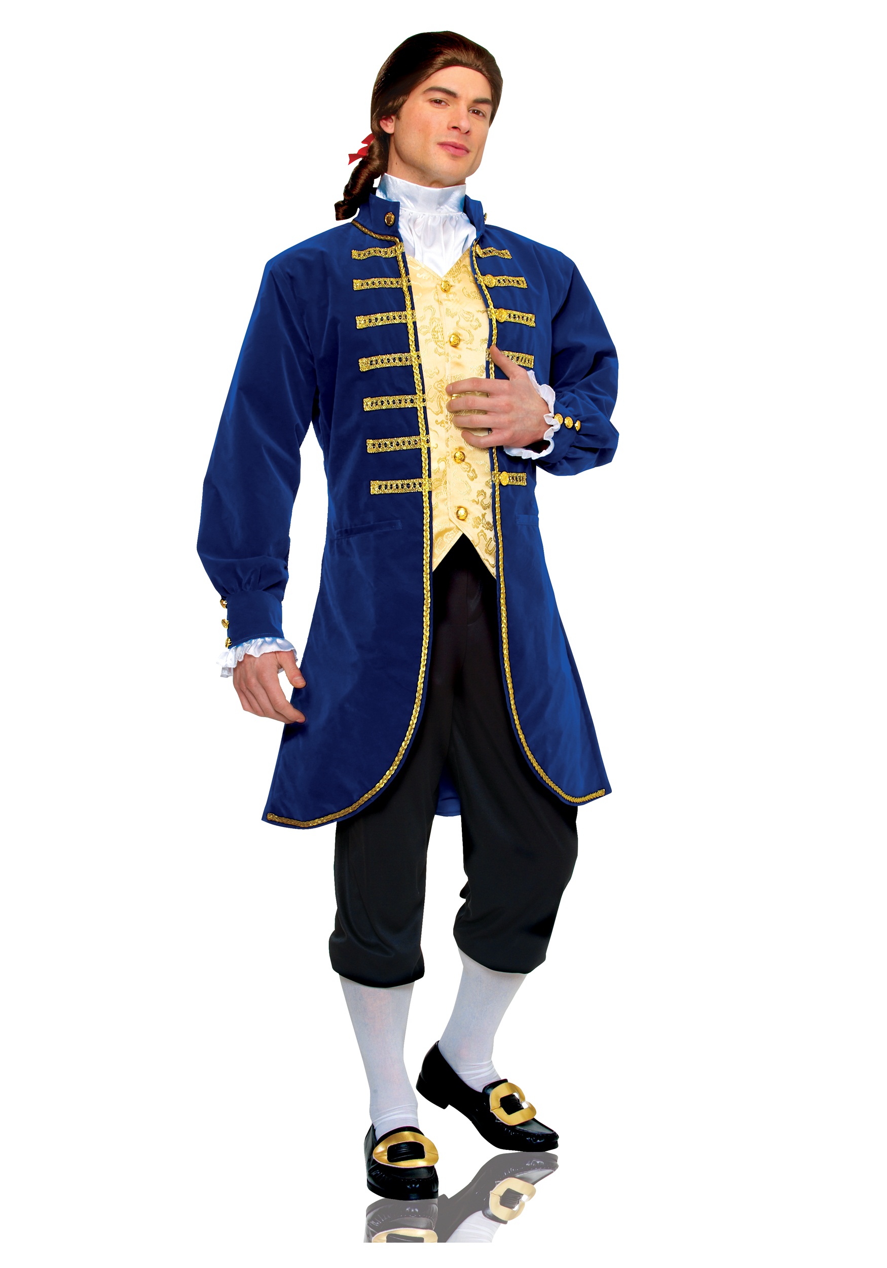Colonial Aristocrat Fancy Dress Costume For Men