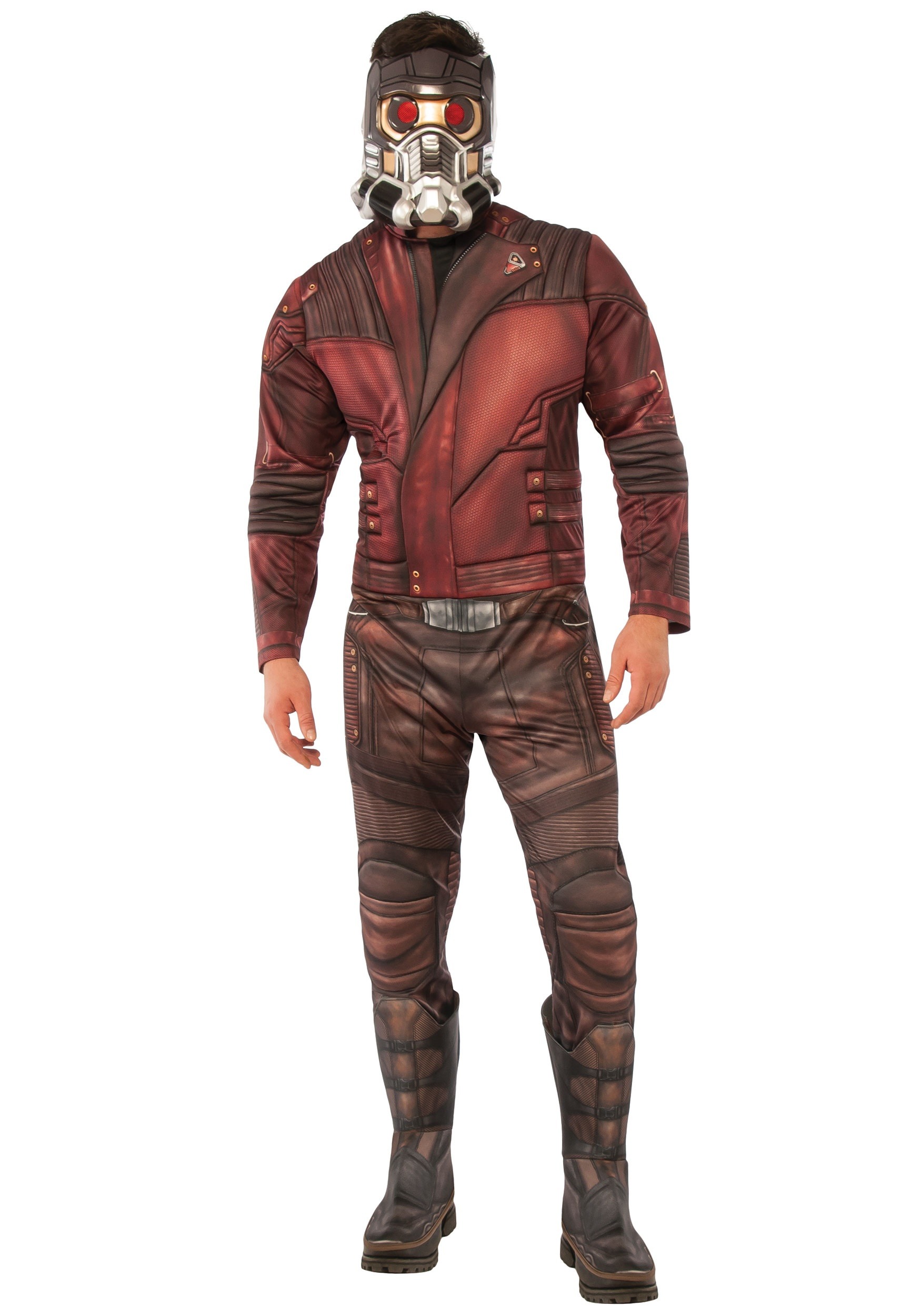 Deluxe Guardians Of The Galaxy Star Lord Fancy Dress Costume For Men , Marvel Fancy Dress Costumes