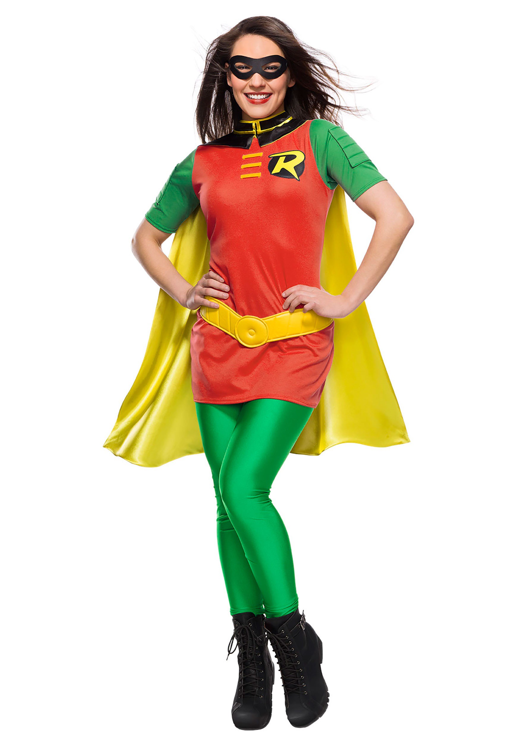 Adult DC Women's Robin Fancy Dress Costume