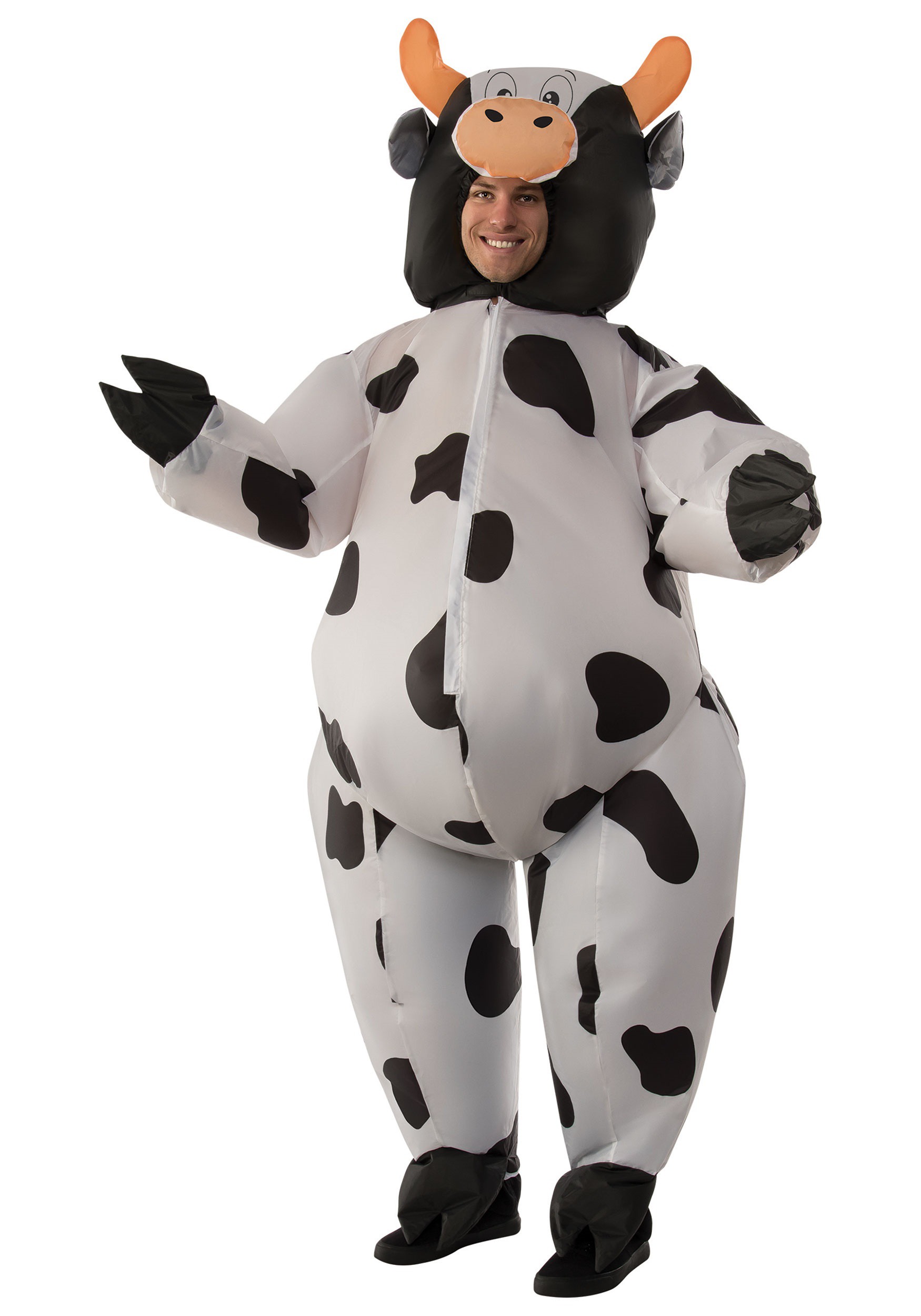 Adult Inflatable Cow Fancy Dress Costume , Animal Fancy Dress Costumes