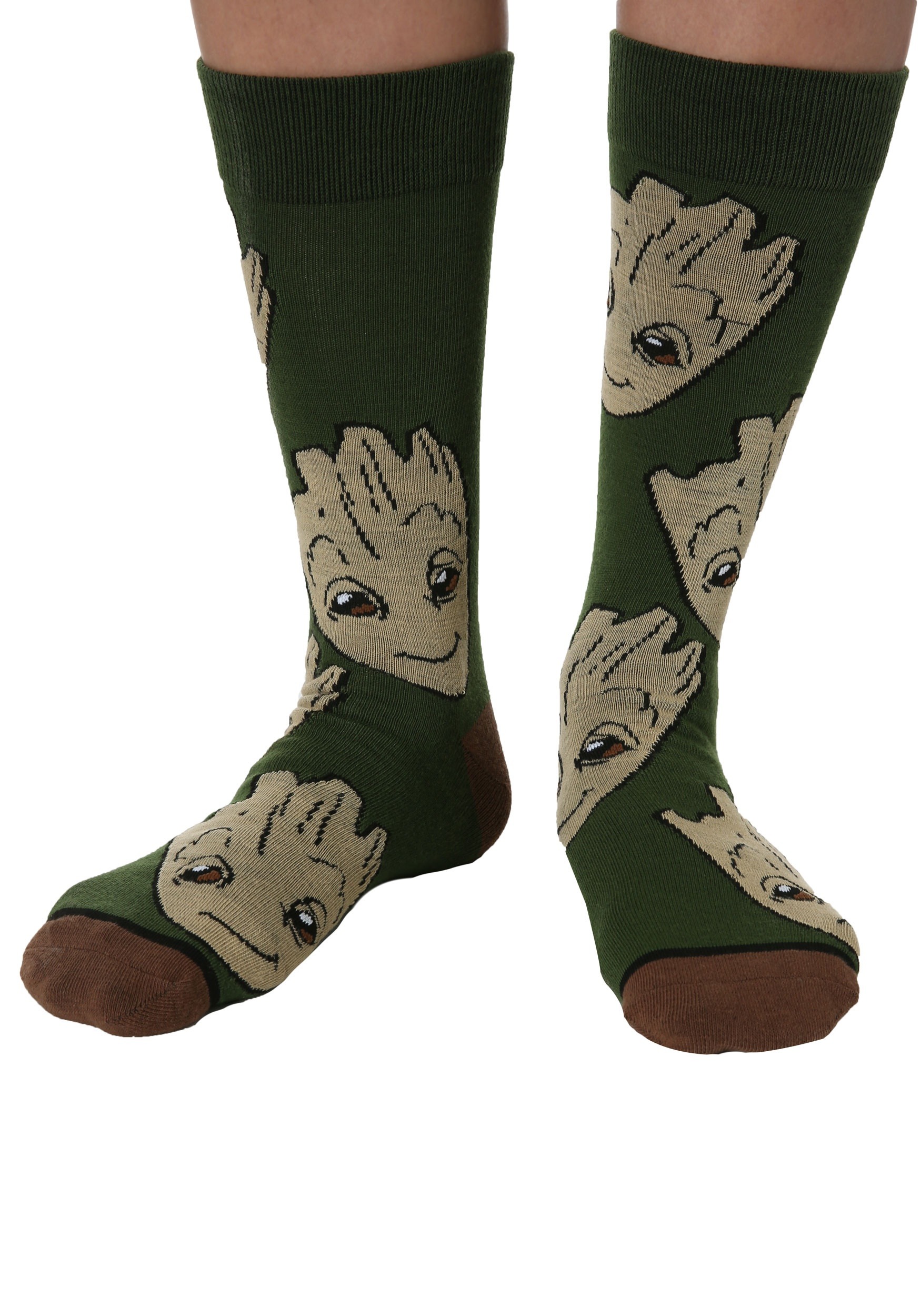 Guardians of the Galaxy Groot Crew Socks