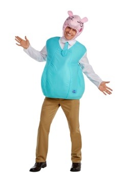 Men's Peppa Pig Daddy Pig Costume