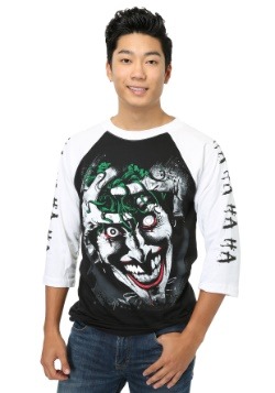 Killing Joke Joker Raglan Mens Shirt