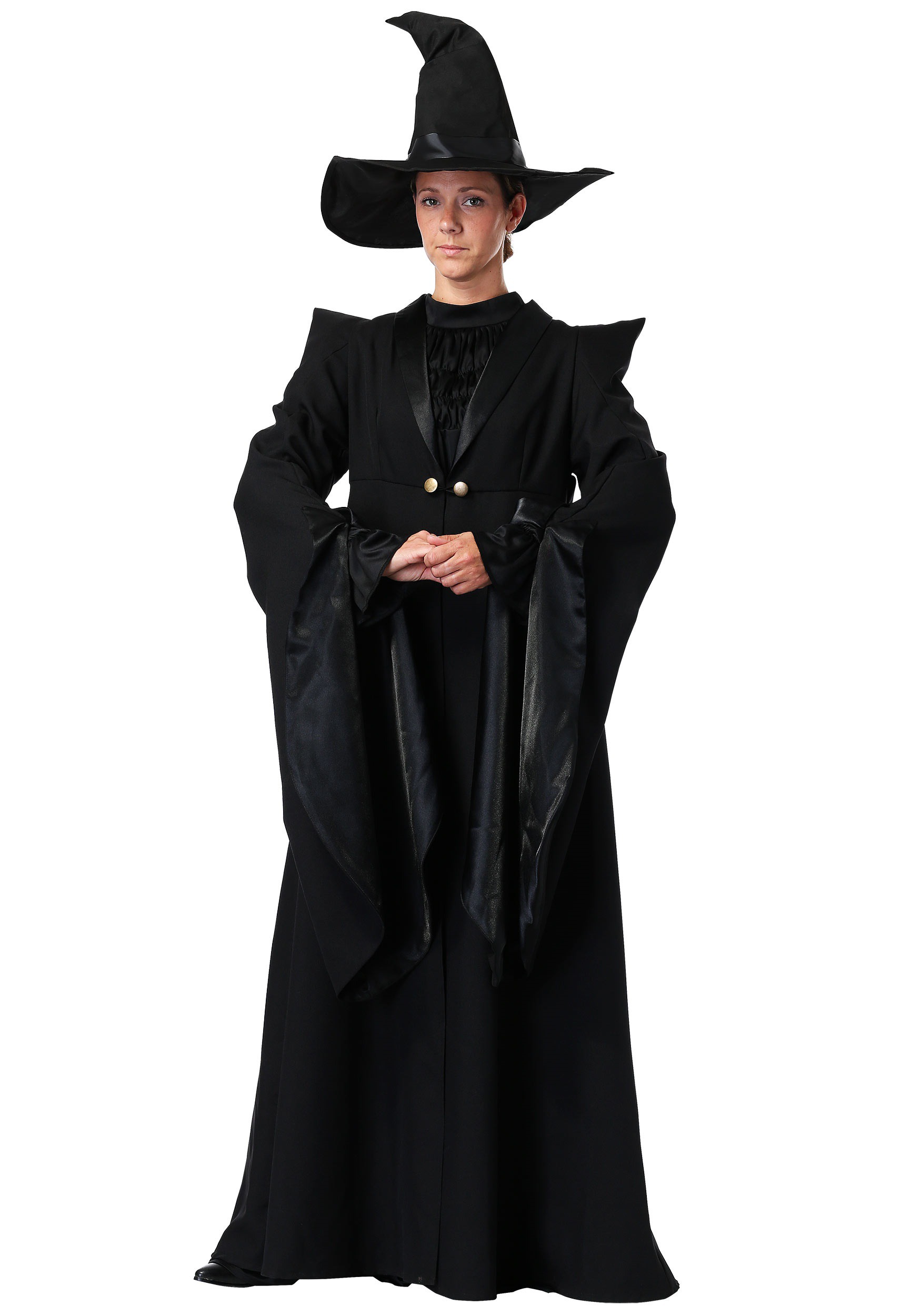 Deluxe Plus Size Professor McGonagall Fancy Dress Costume for Adults