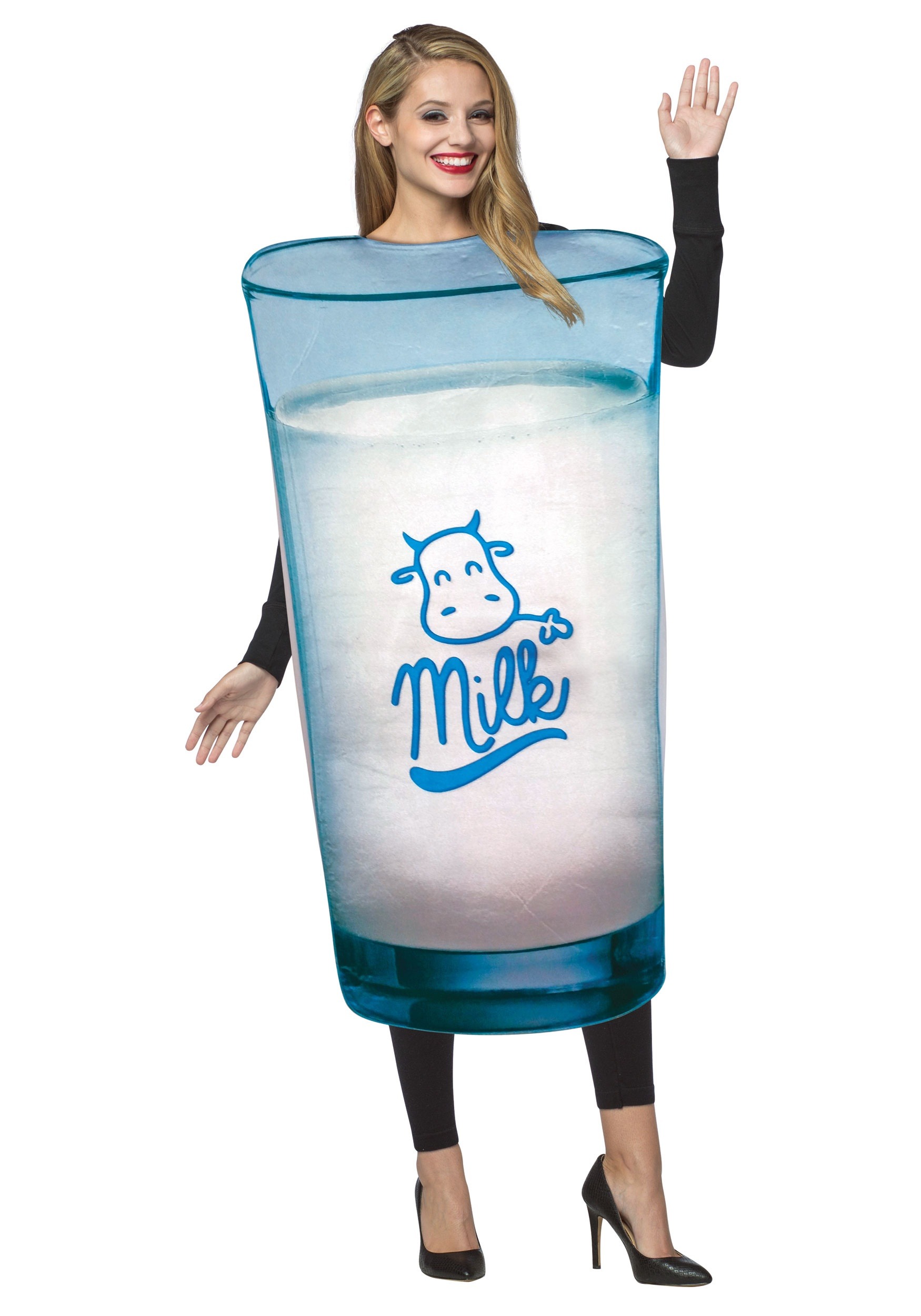 Glass Of Milk Adult Fancy Dress Costume