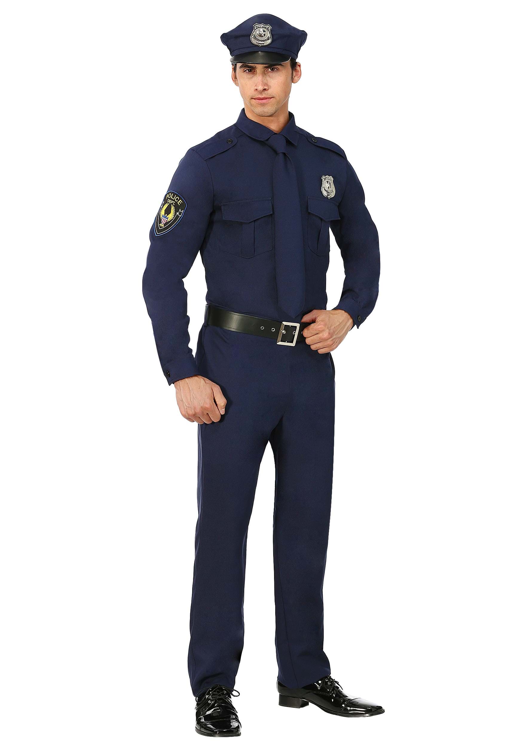 Photos - Fancy Dress Fancy FUN Costumes Men's Cop  Dress Costume |Men's Law Enforcement  Dr 