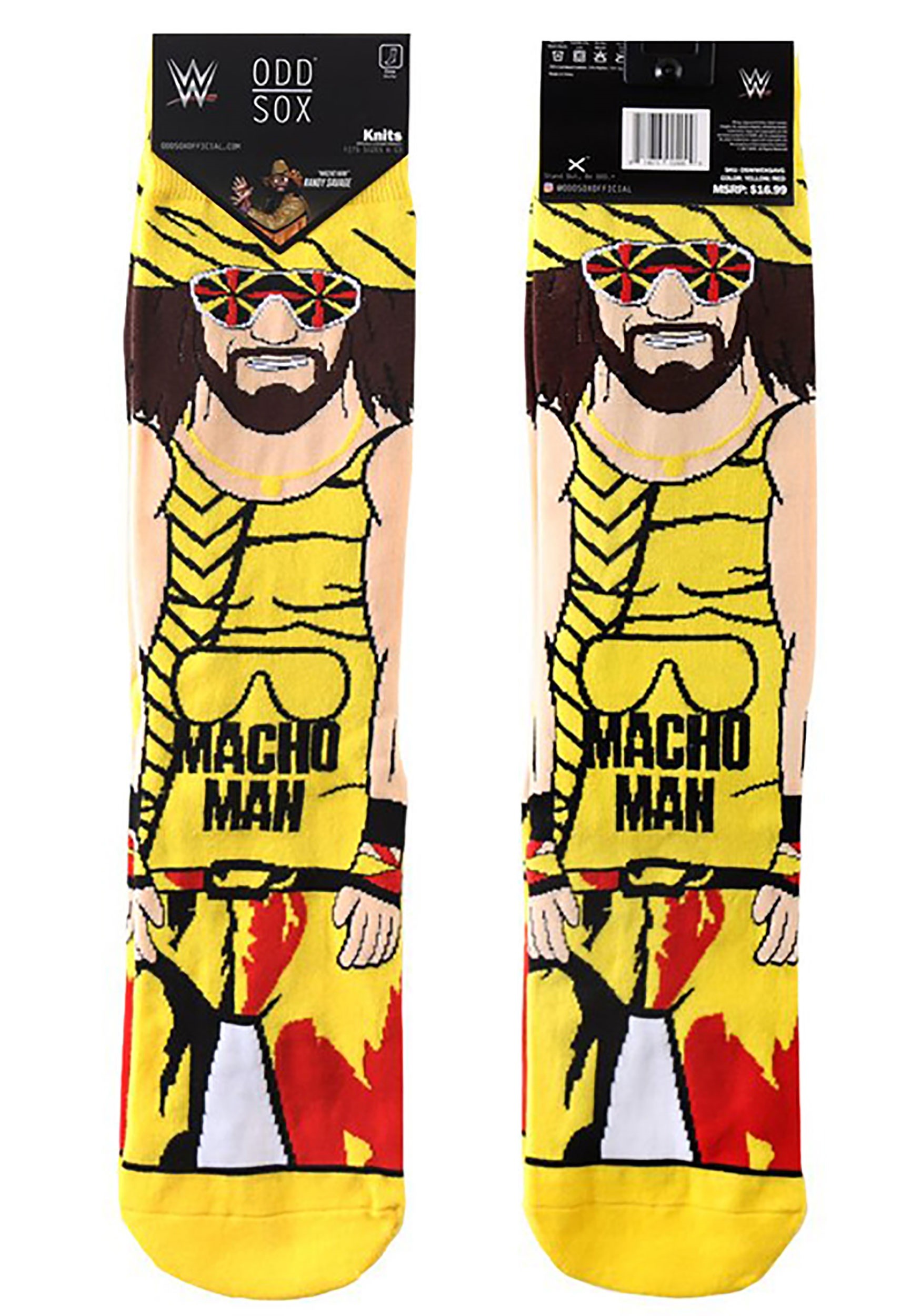 Randy Savage WWE Knit Premium Odd Sox