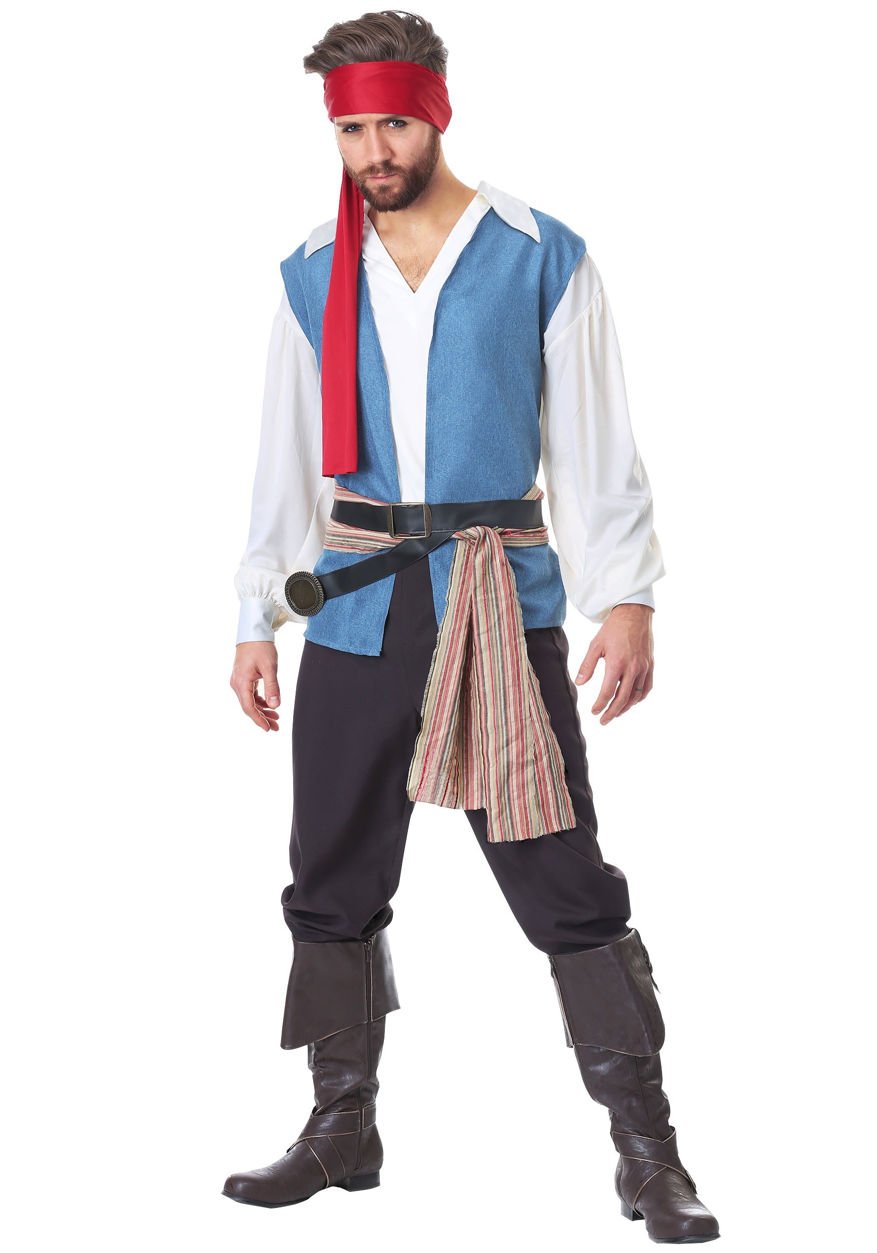 Jack Sparrow Men's Plus Size Fancy Dress Costume