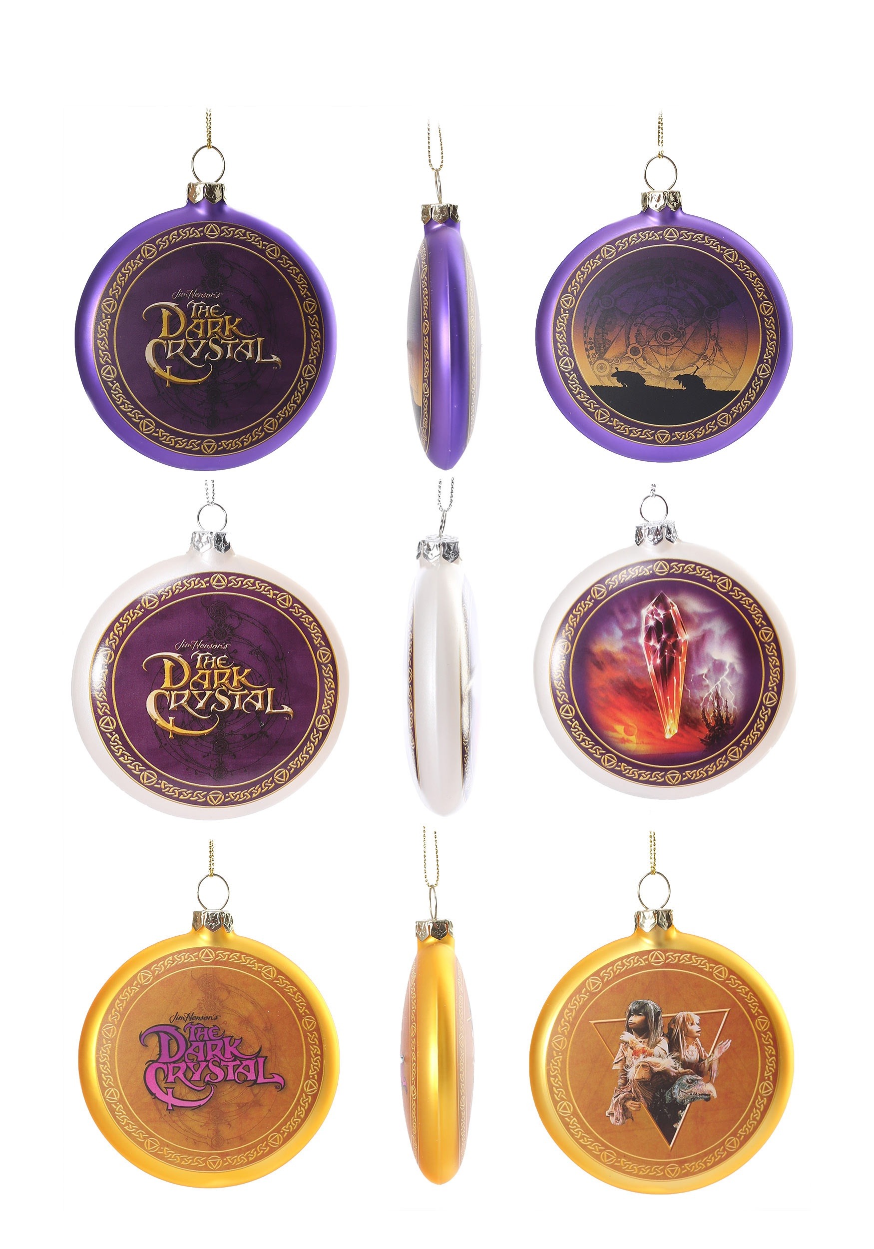 The Dark Crystal Christmas Disk Ornament 3-Pack